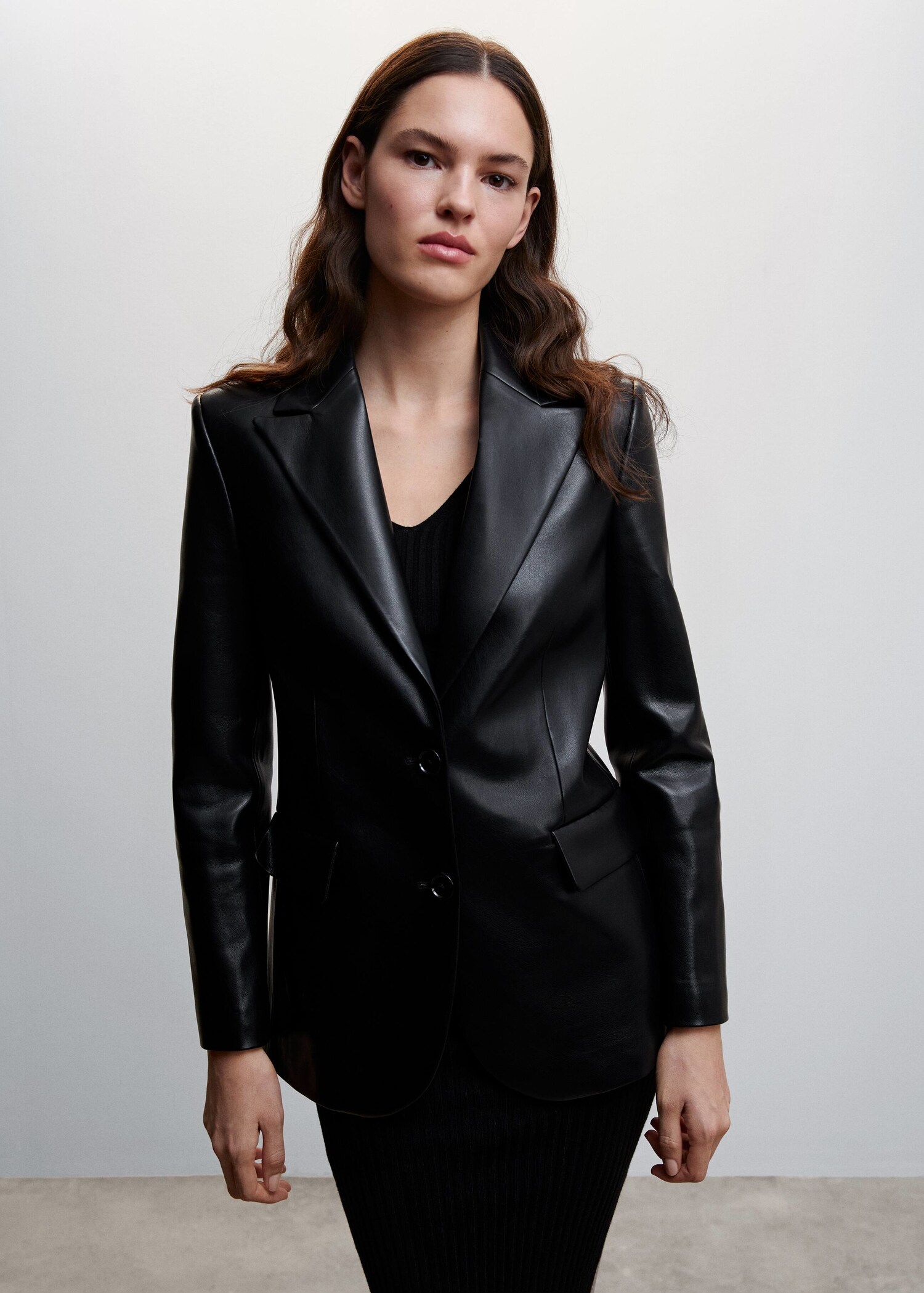 Leather-effect jacket - Medium plane