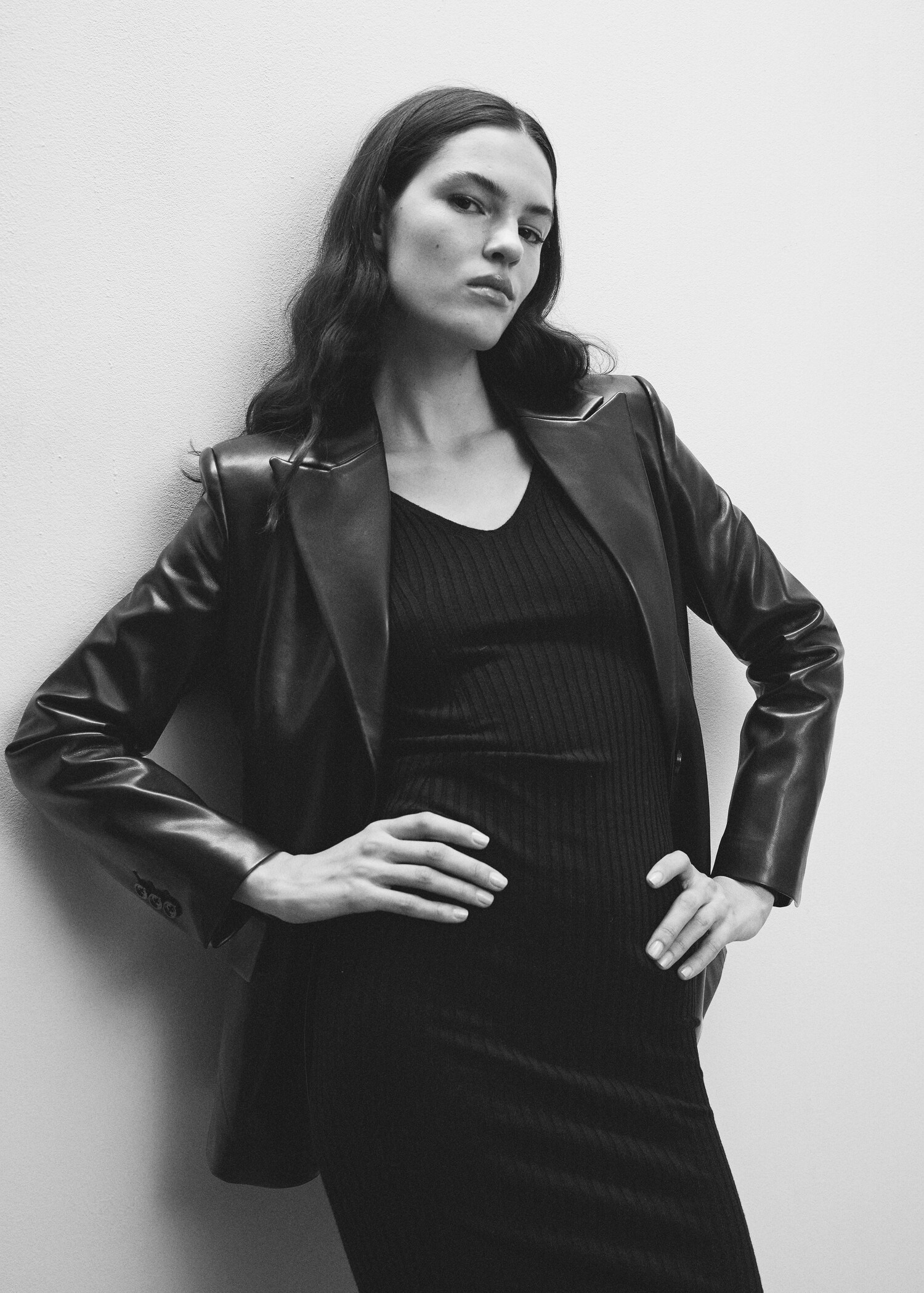 Leather-effect jacket - Details of the article 2