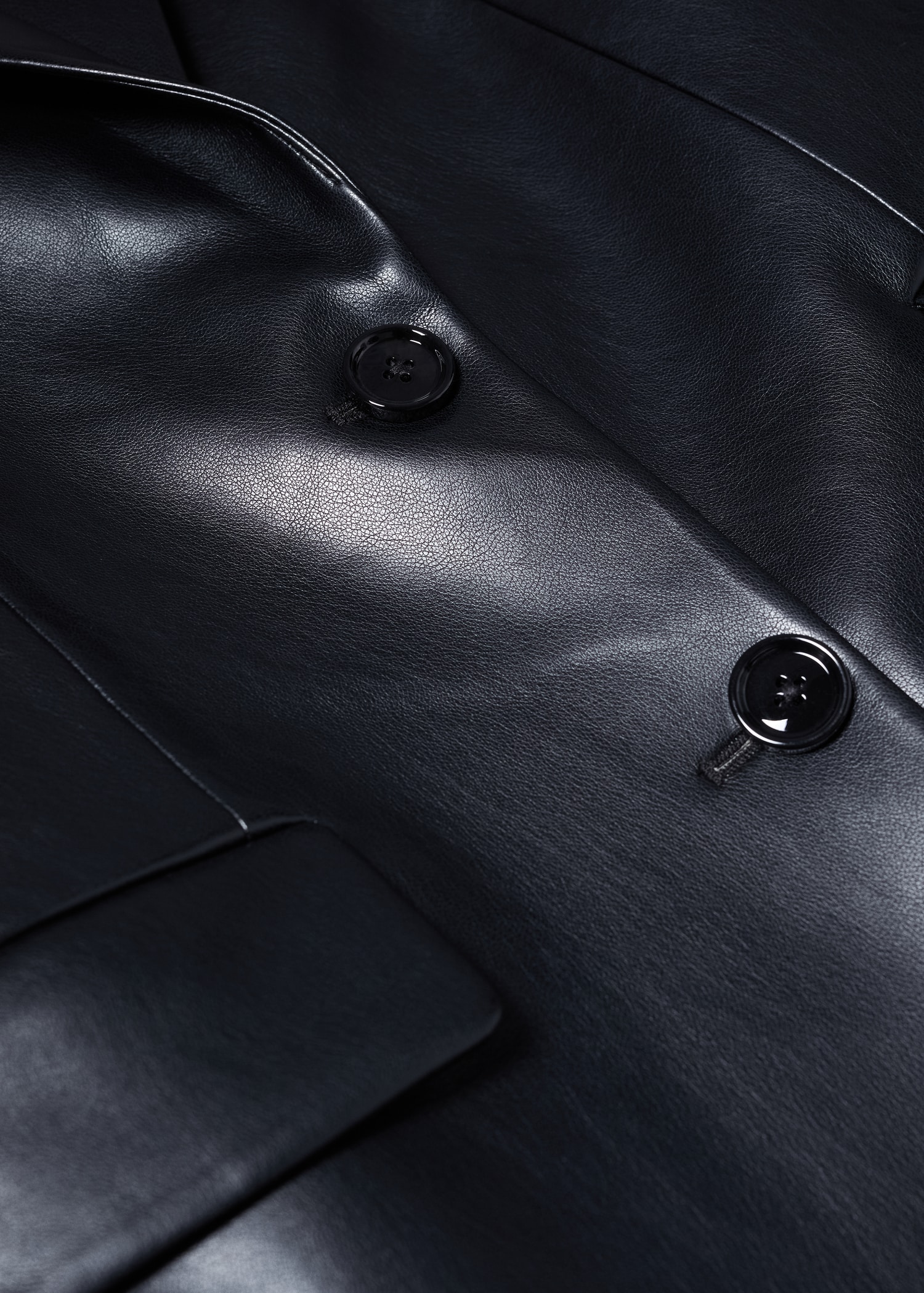 Leather-effect jacket