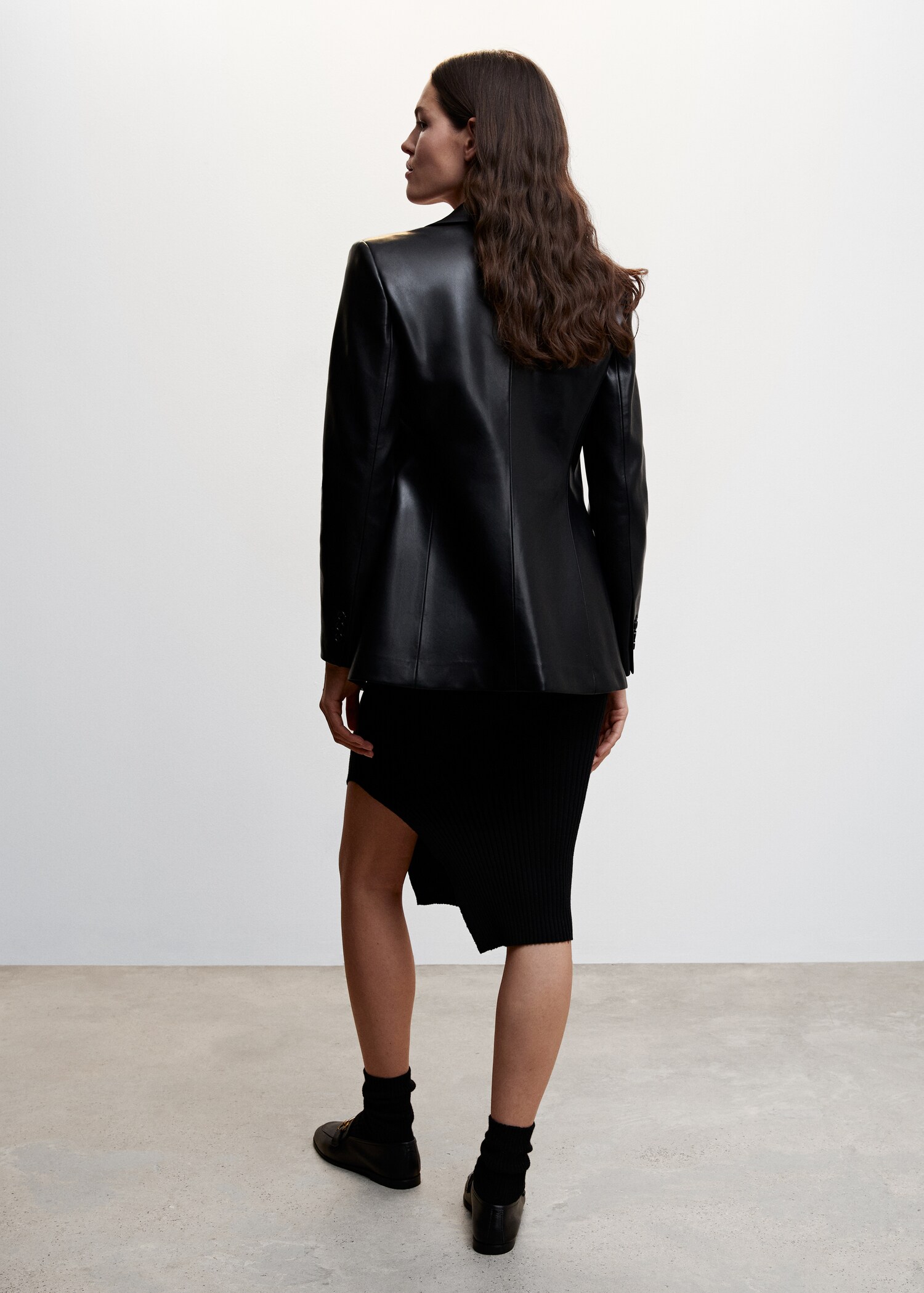 Leather-effect jacket - Reverse of the article