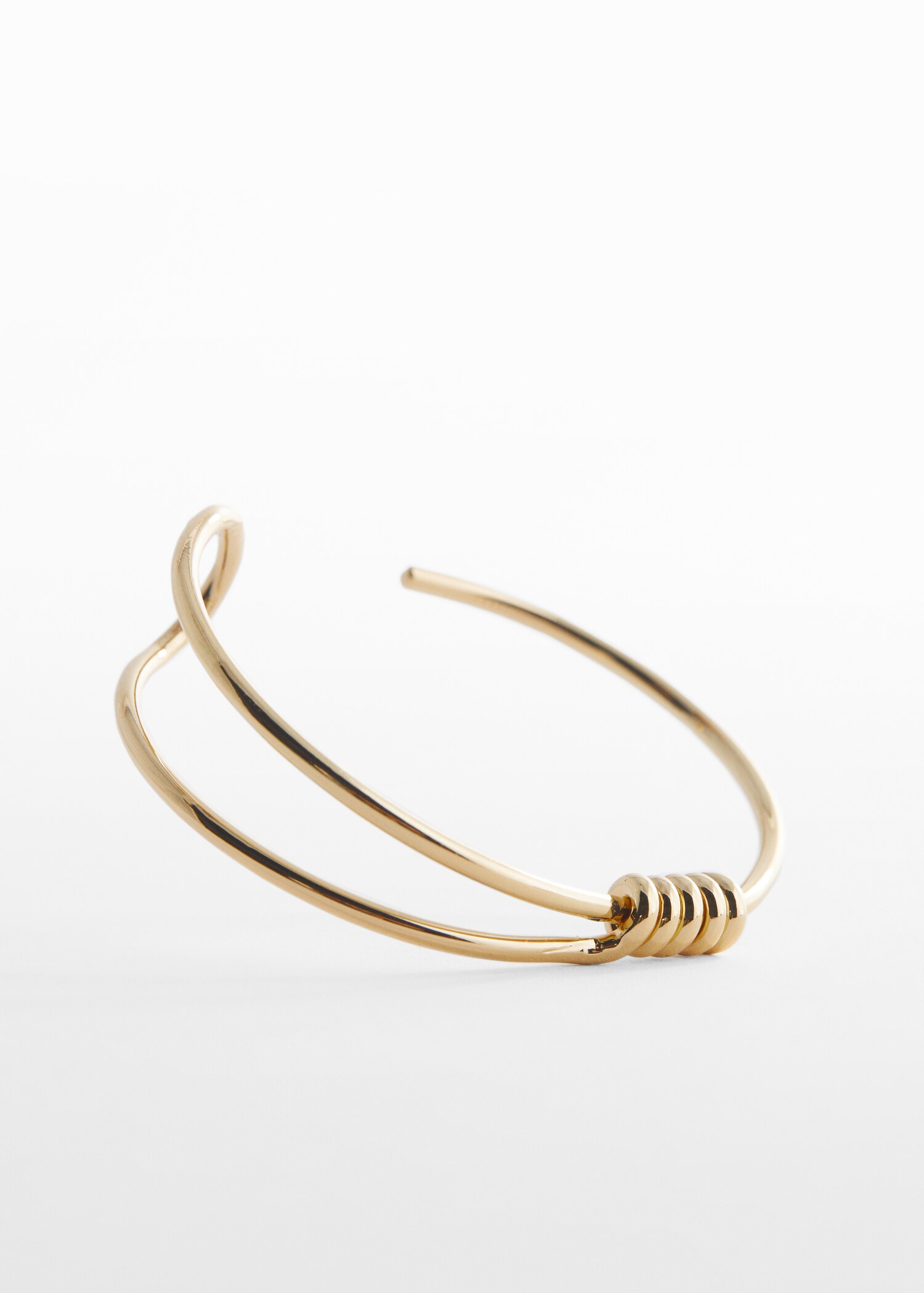 Pulsera rígida entrelazada - Plano medio