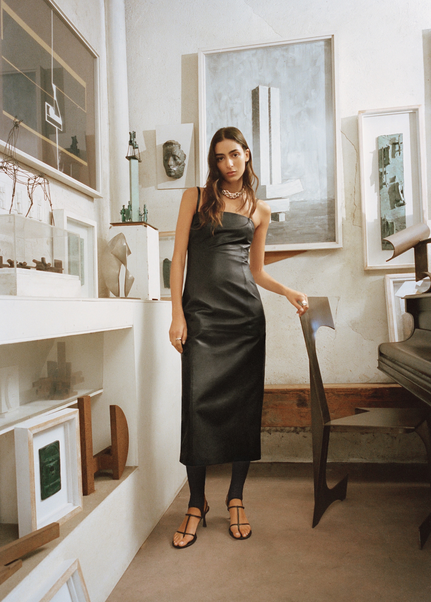 HOT Mango Outlet Robe Cuir Mango Dress Mango Robe Effet Cuir