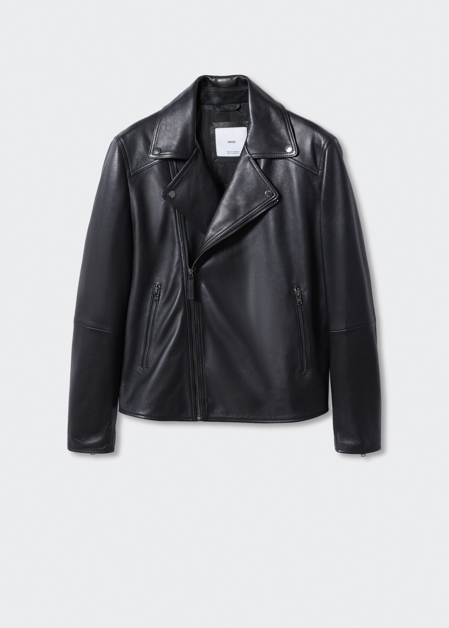 Blouson biker en cuir - Article sans modèle