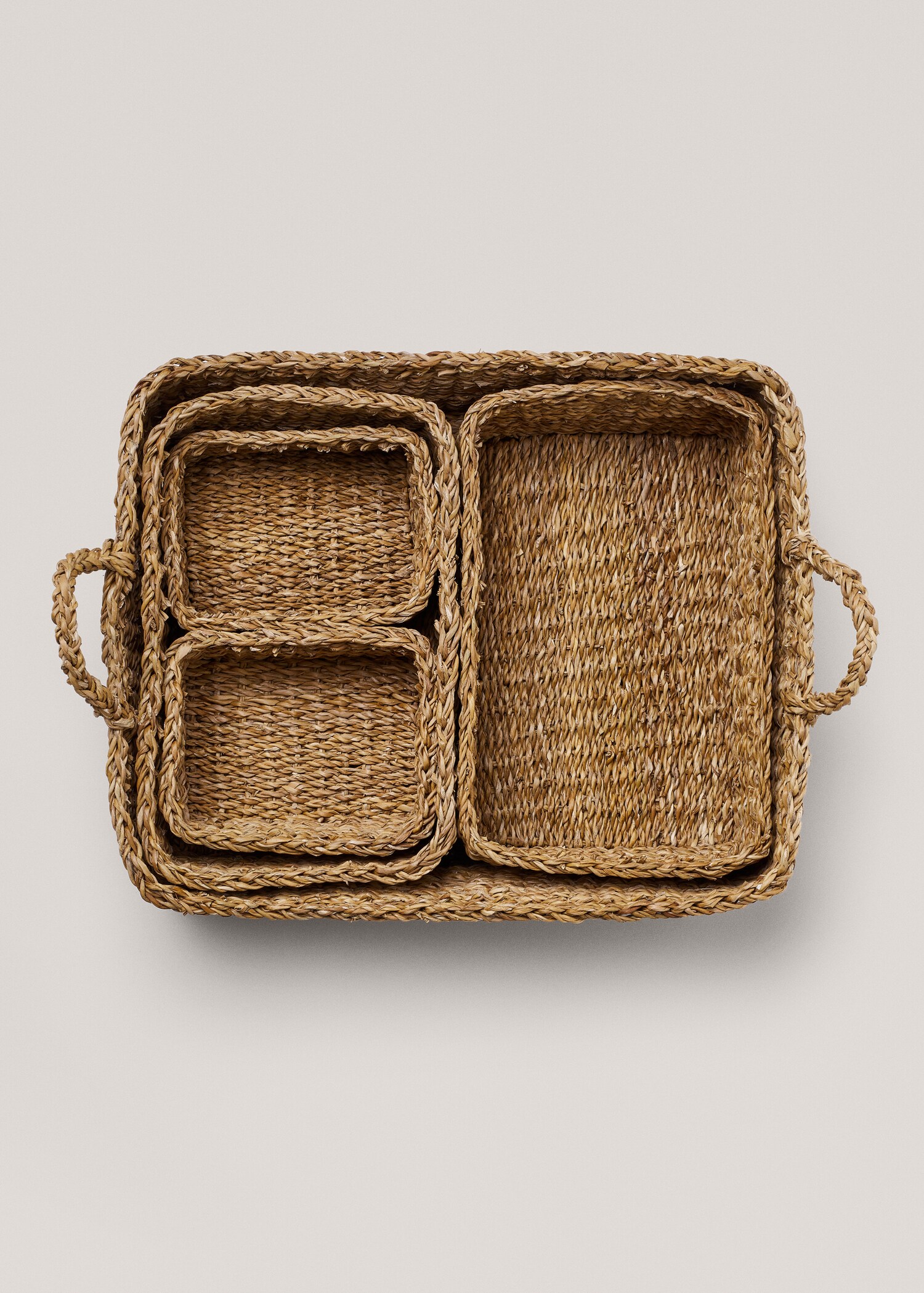 100% cattail pack of baskets - Details of the article 1