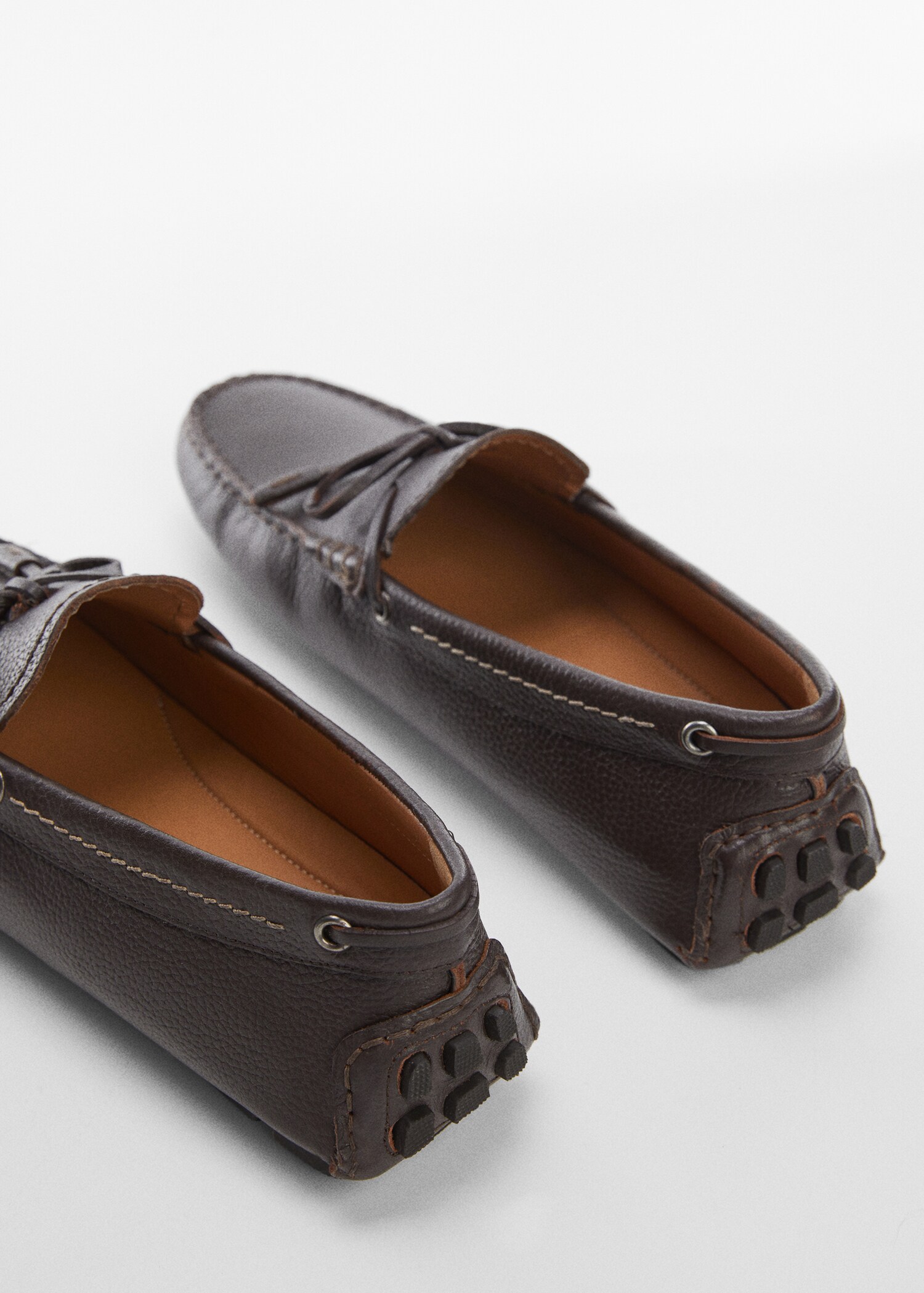 Mocassins cuir pompons - Détail de l'article 2