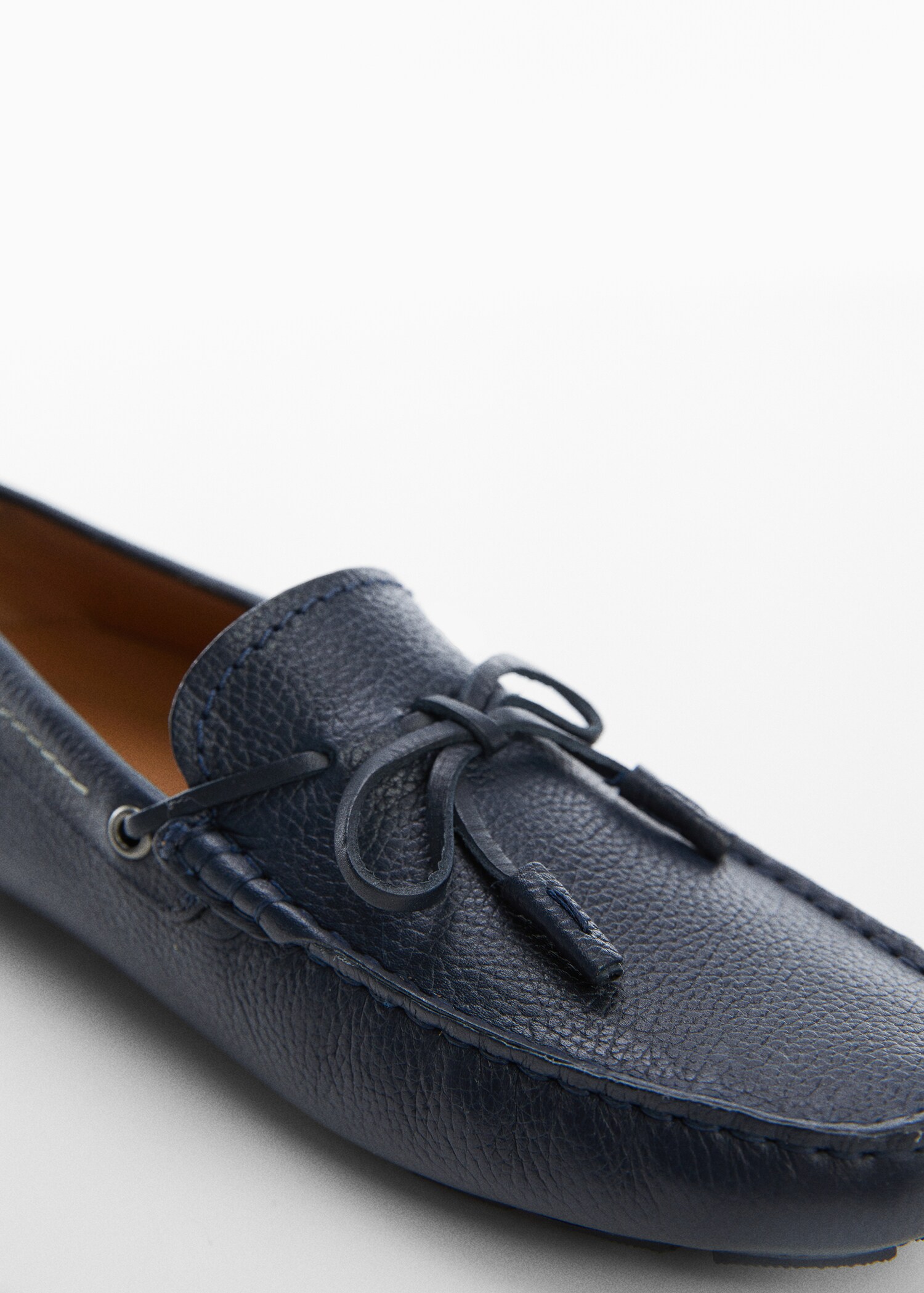 Mocassins cuir pompons - Détail de l'article 1
