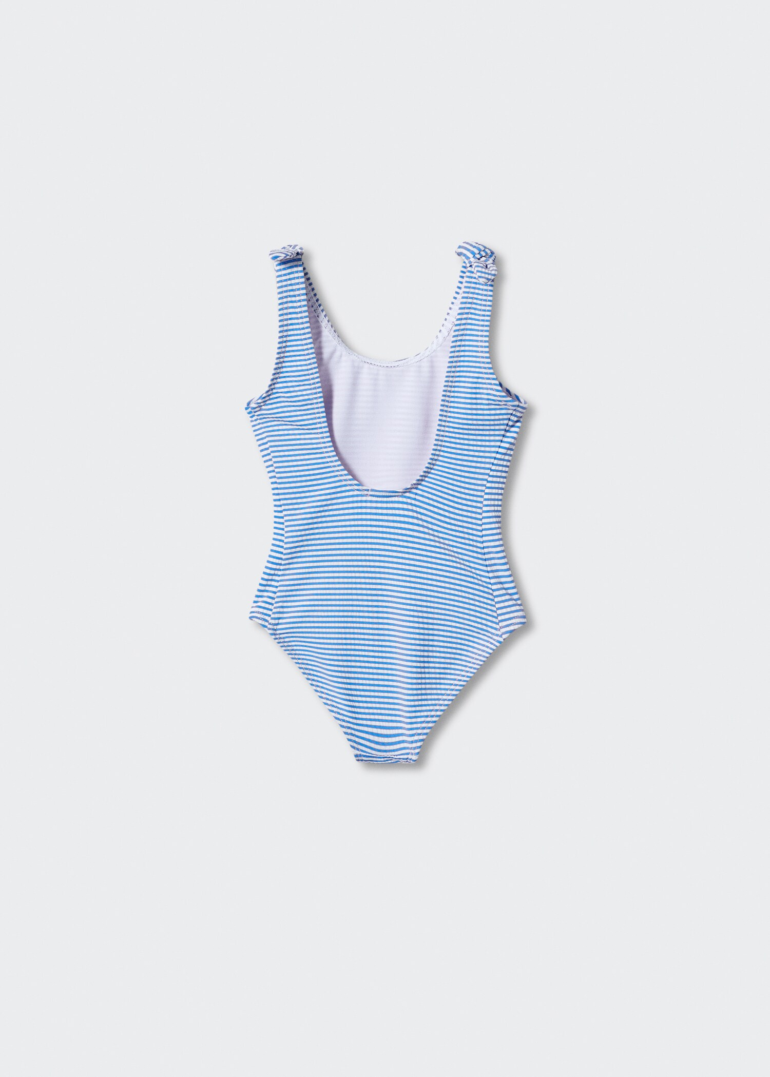 Striped swimsuit - Reverse of the article