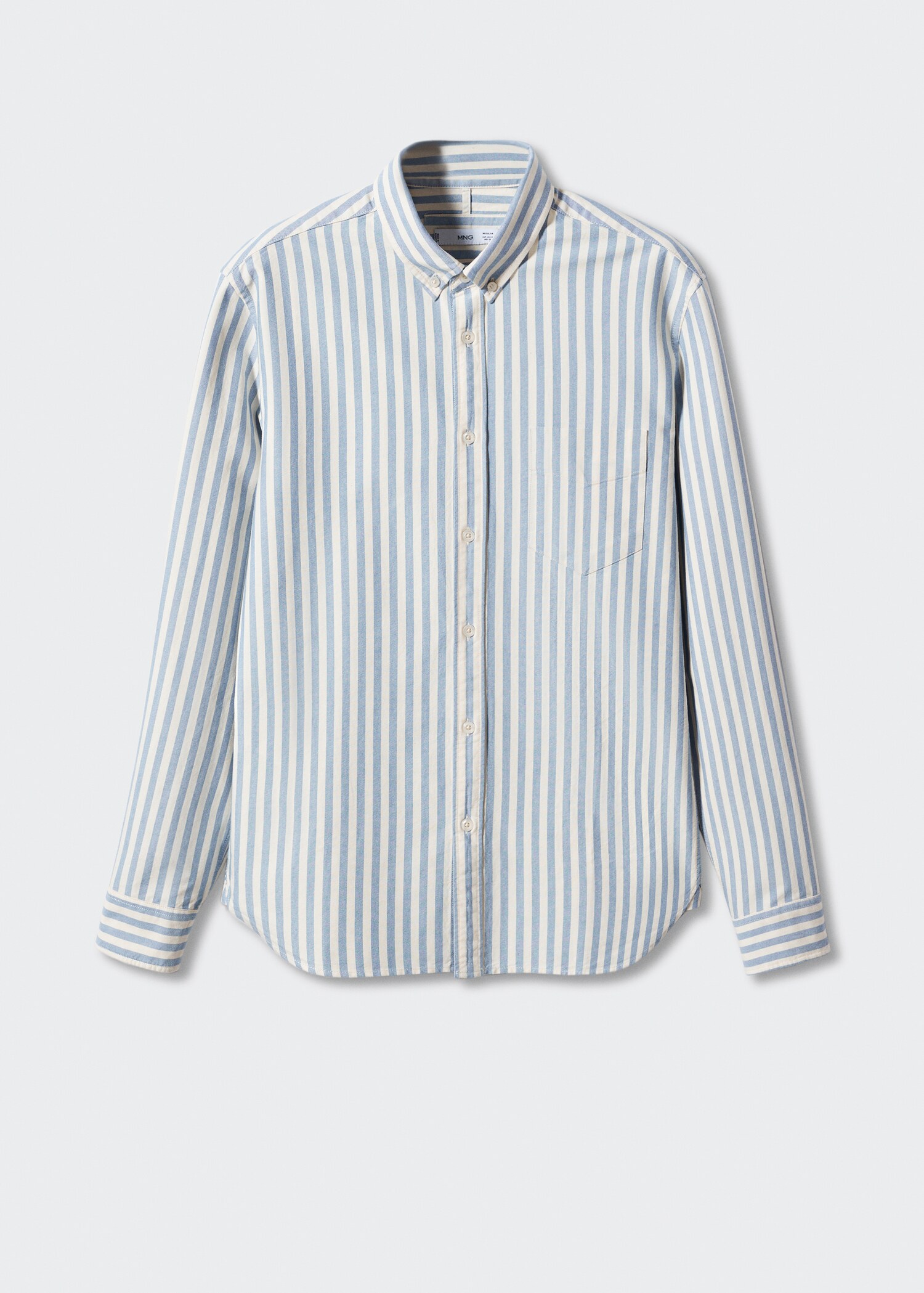Chemise 100 % coton rayures - Article sans modèle