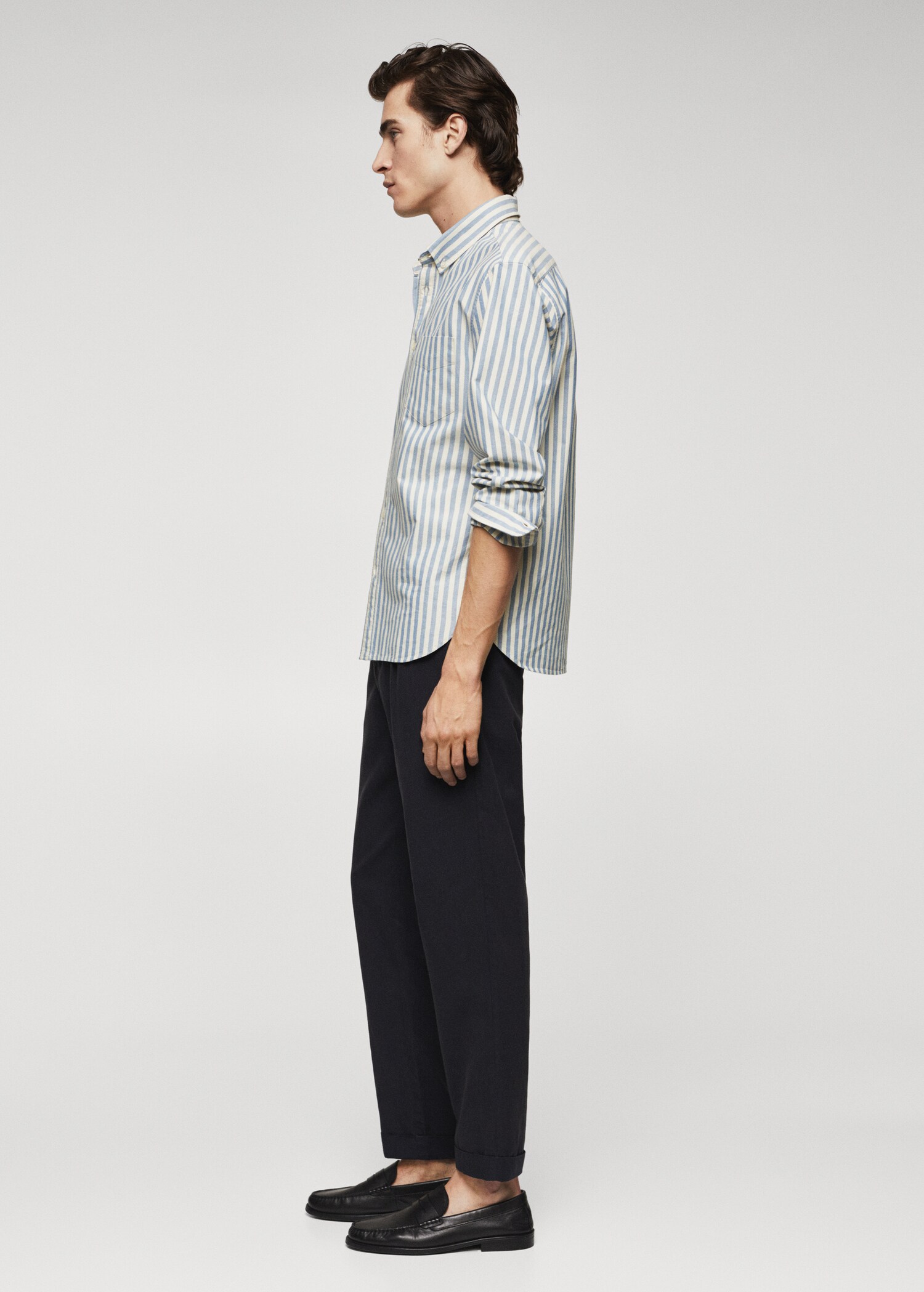 Chemise 100 % coton rayures - Détail de l'article 4