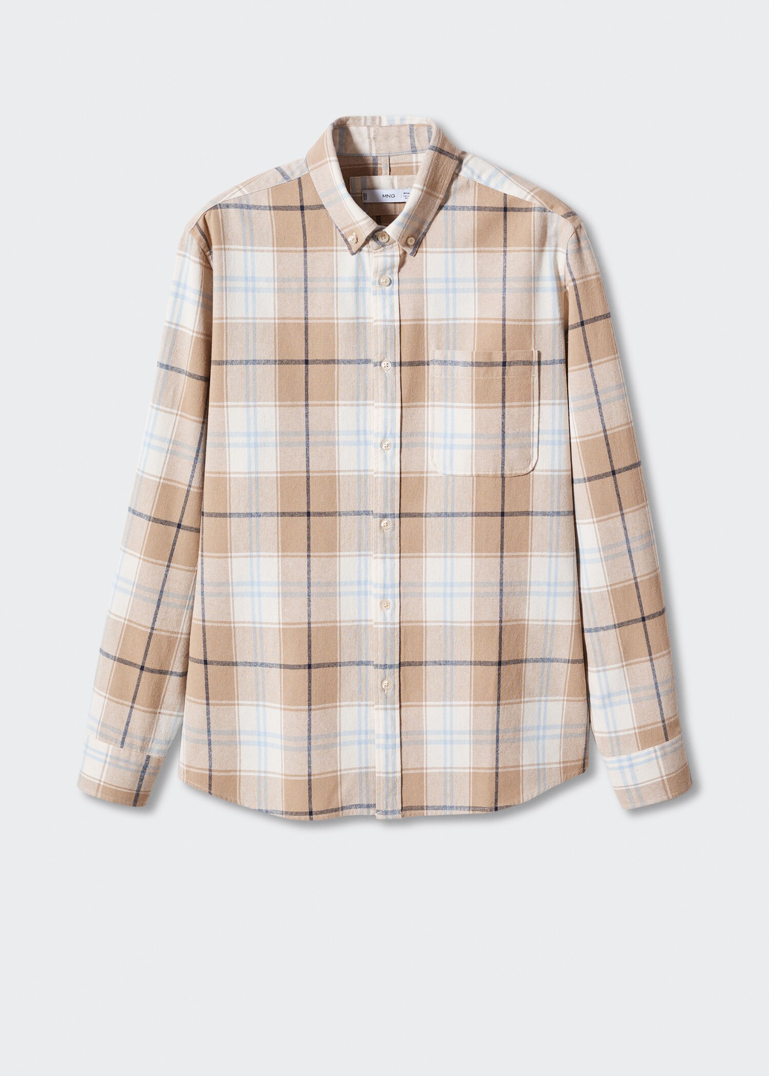Regular fit check cotton shirt - Article without model