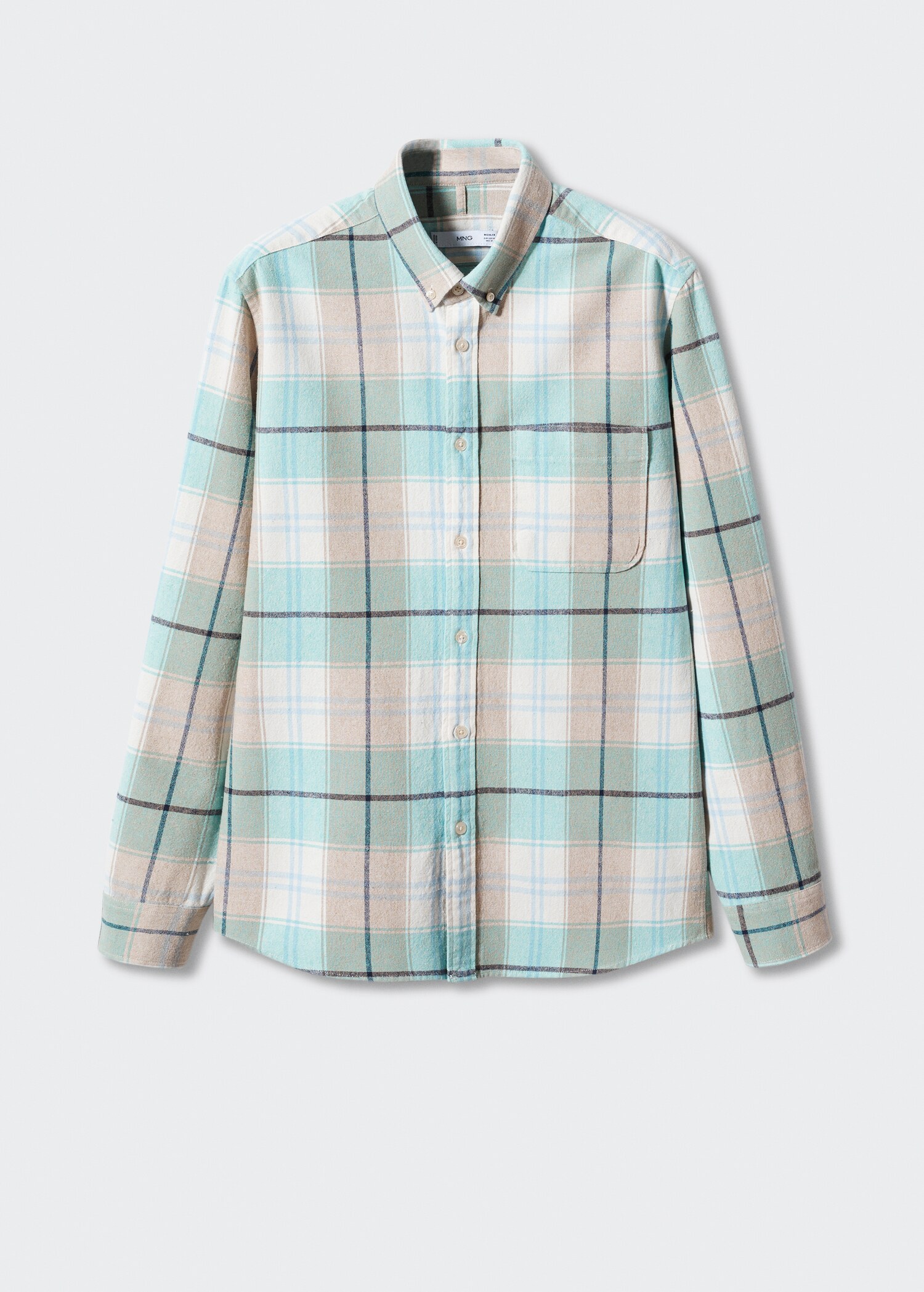 Regular fit check cotton shirt - Article without model