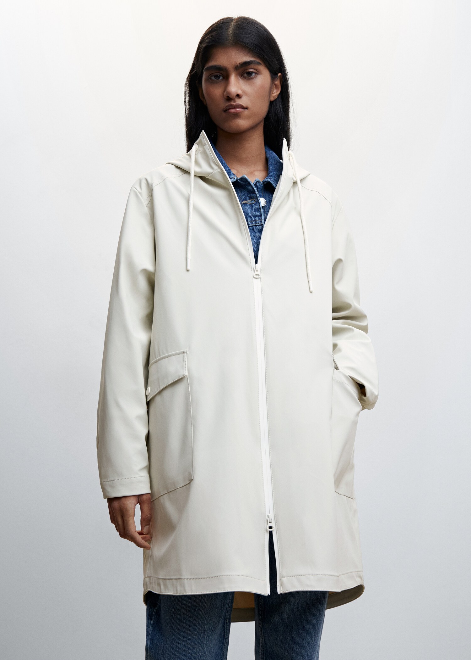 Parka imperméable - Plan moyen