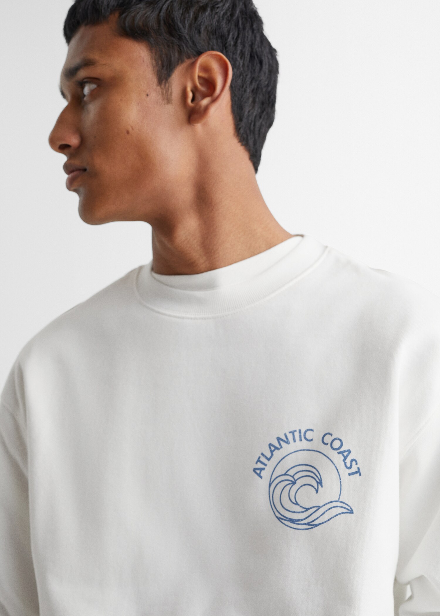 Sweat-shirt coton imprimé - Détail de l'article 1