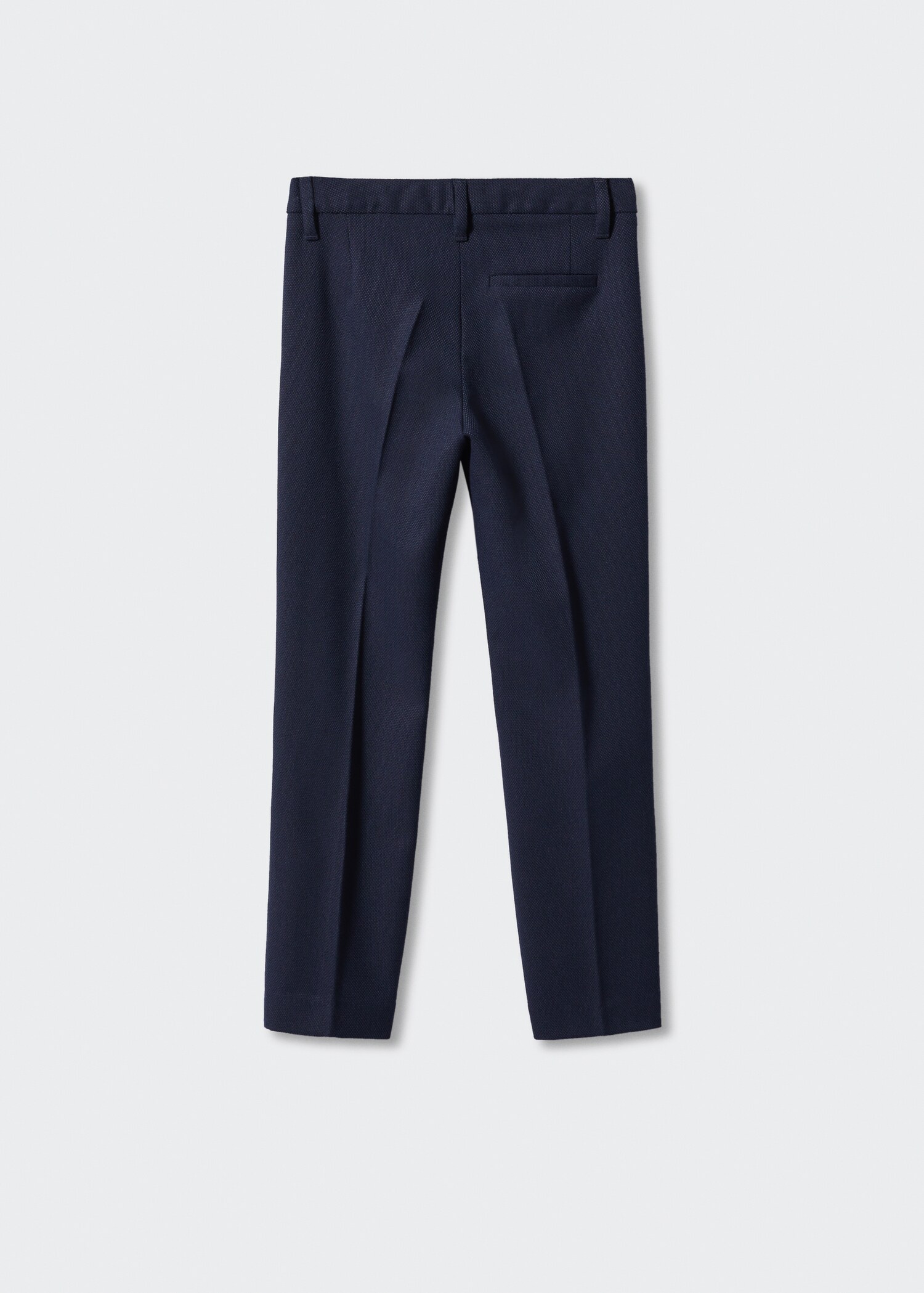 Straight suit trousers - Reverse of the article