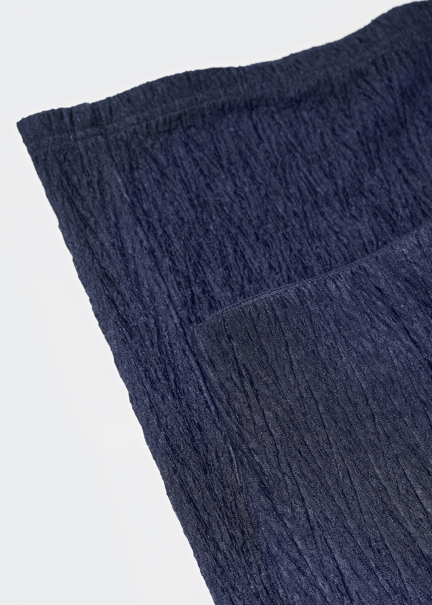 Textured palazzo trousers - Details of the article 8