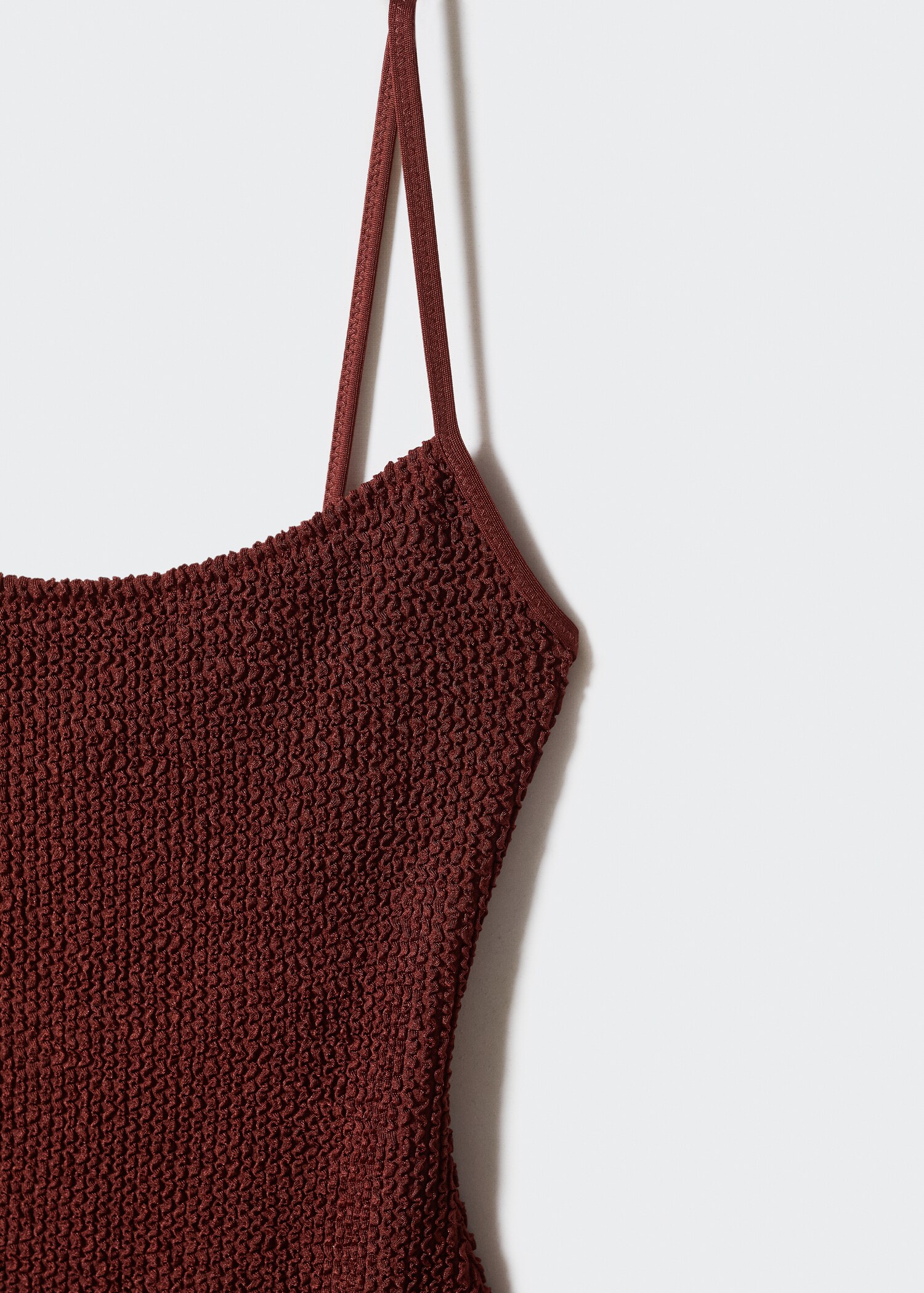 Textured swimsuit - Details of the article 8