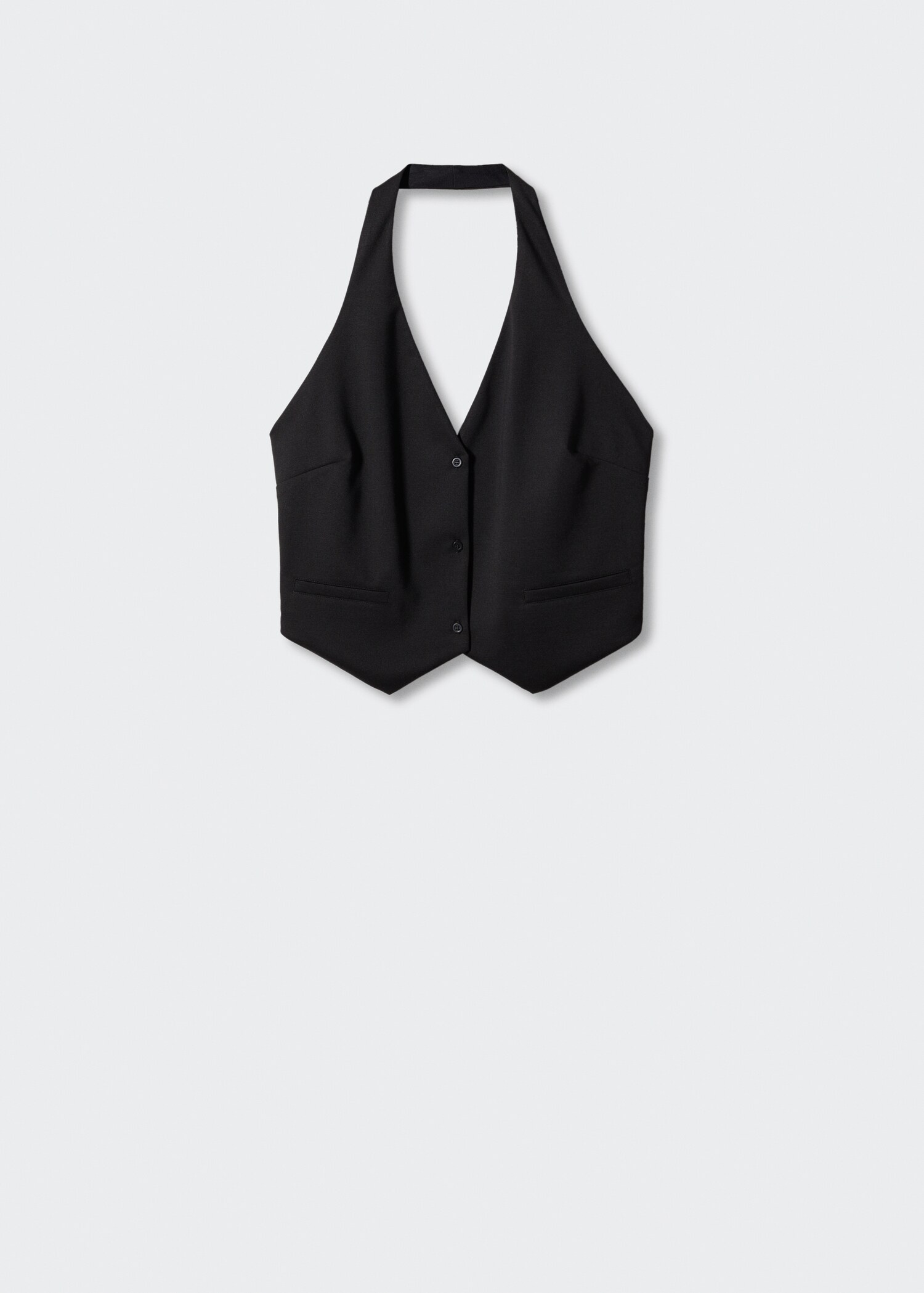 Chaleco cuello halter botones - Artículo sin modelo