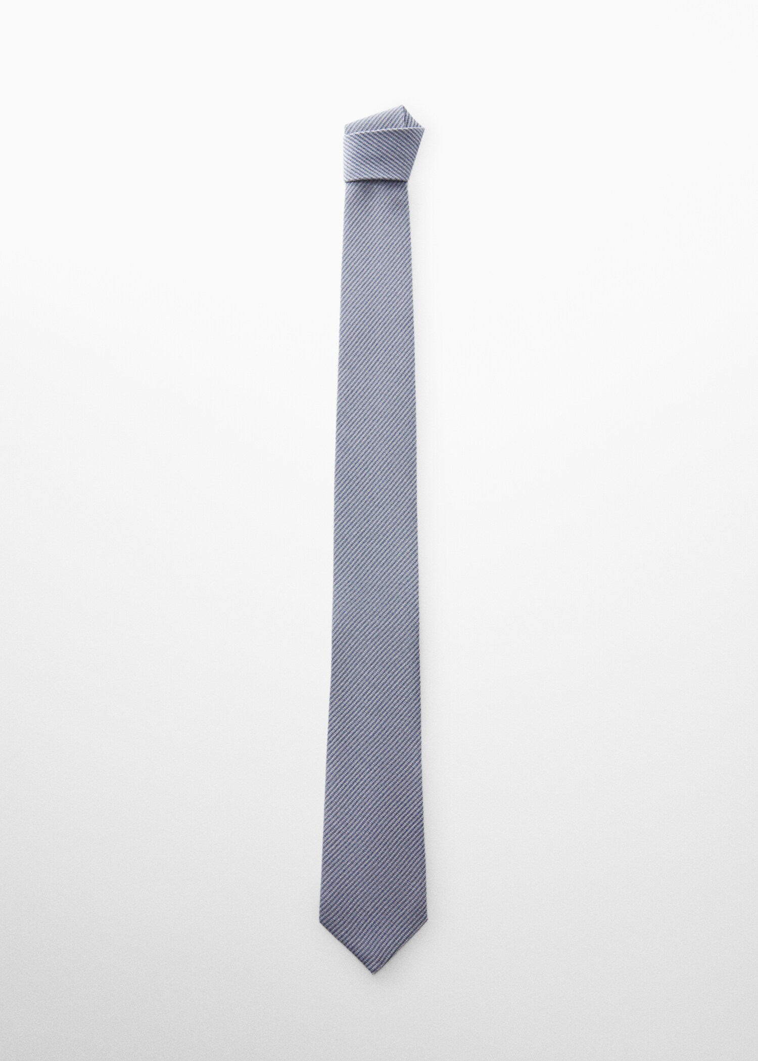 Structured cotton tie - Article without model