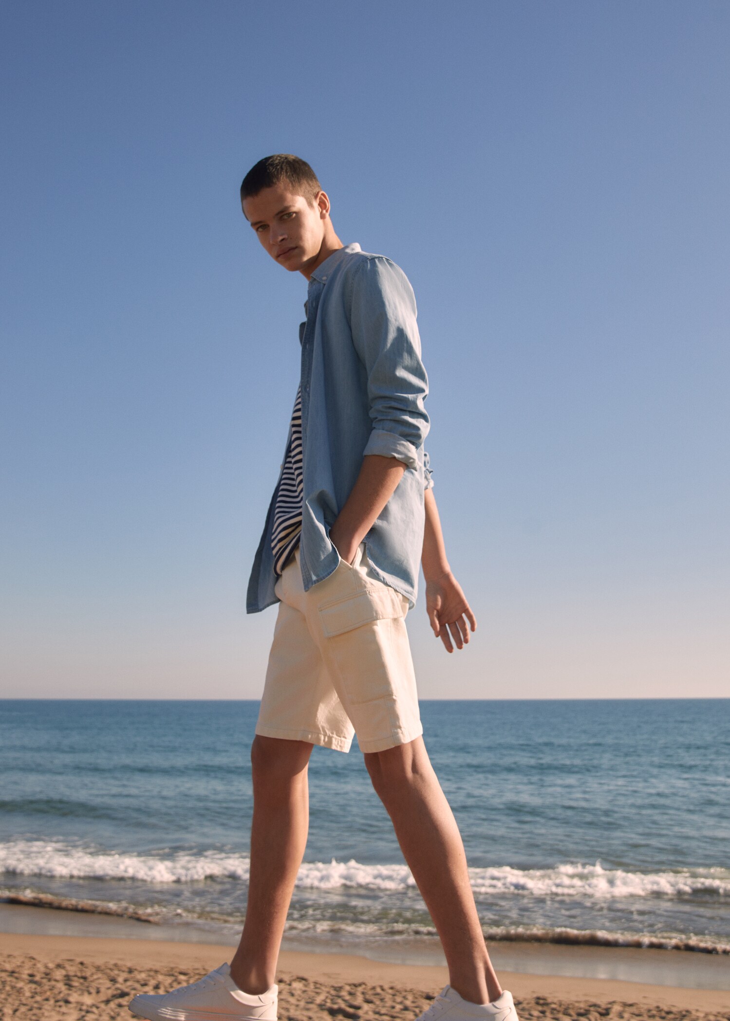 Cargo Bermuda shorts - Details of the article 5