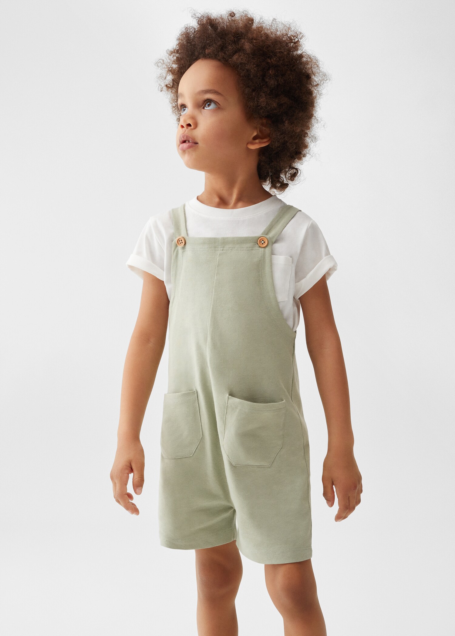 Cotton dungarees - Medium plane