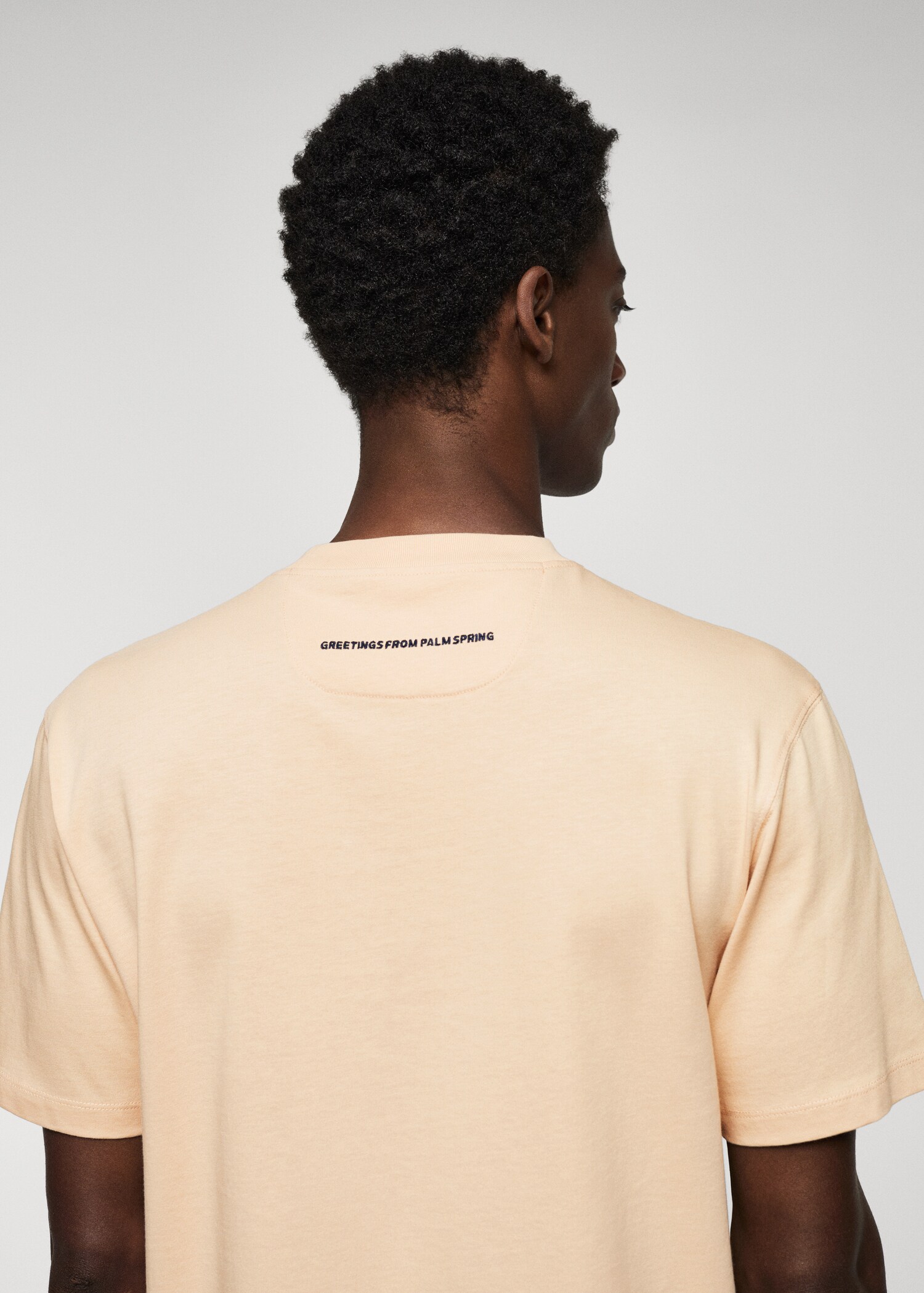 Gemustertes T-Shirt aus 100 % Baumwolle - Detail des Artikels 2
