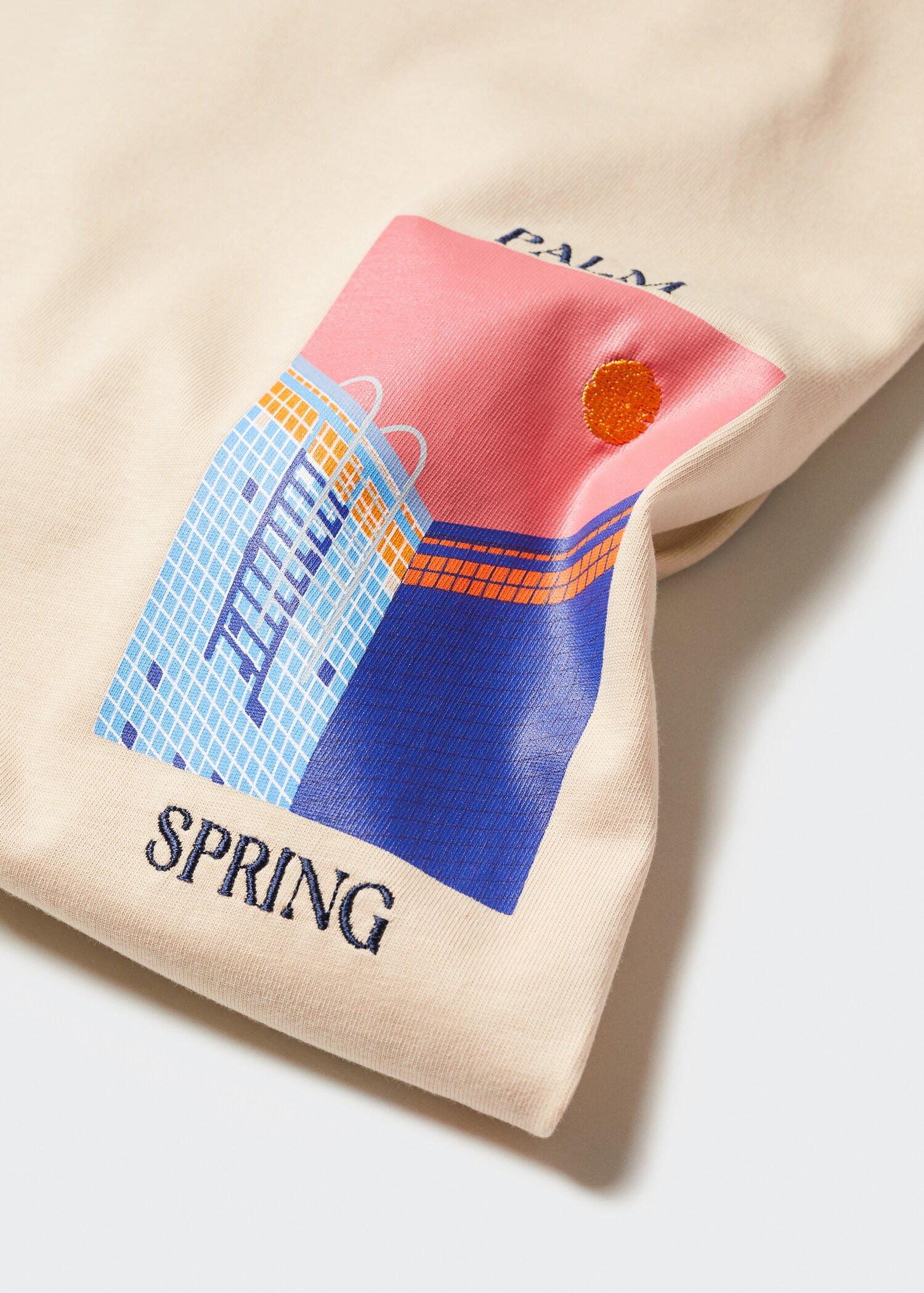 Gemustertes T-Shirt aus 100 % Baumwolle - Detail des Artikels 8