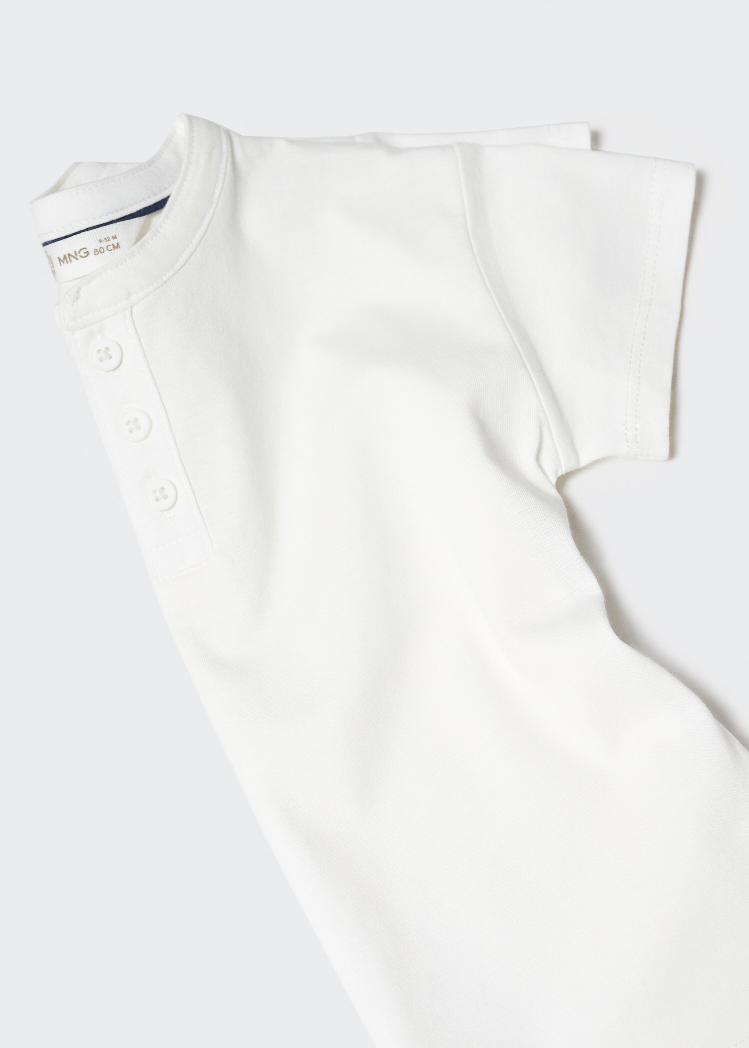 Rounded neck cotton t-shirt - Details of the article 0