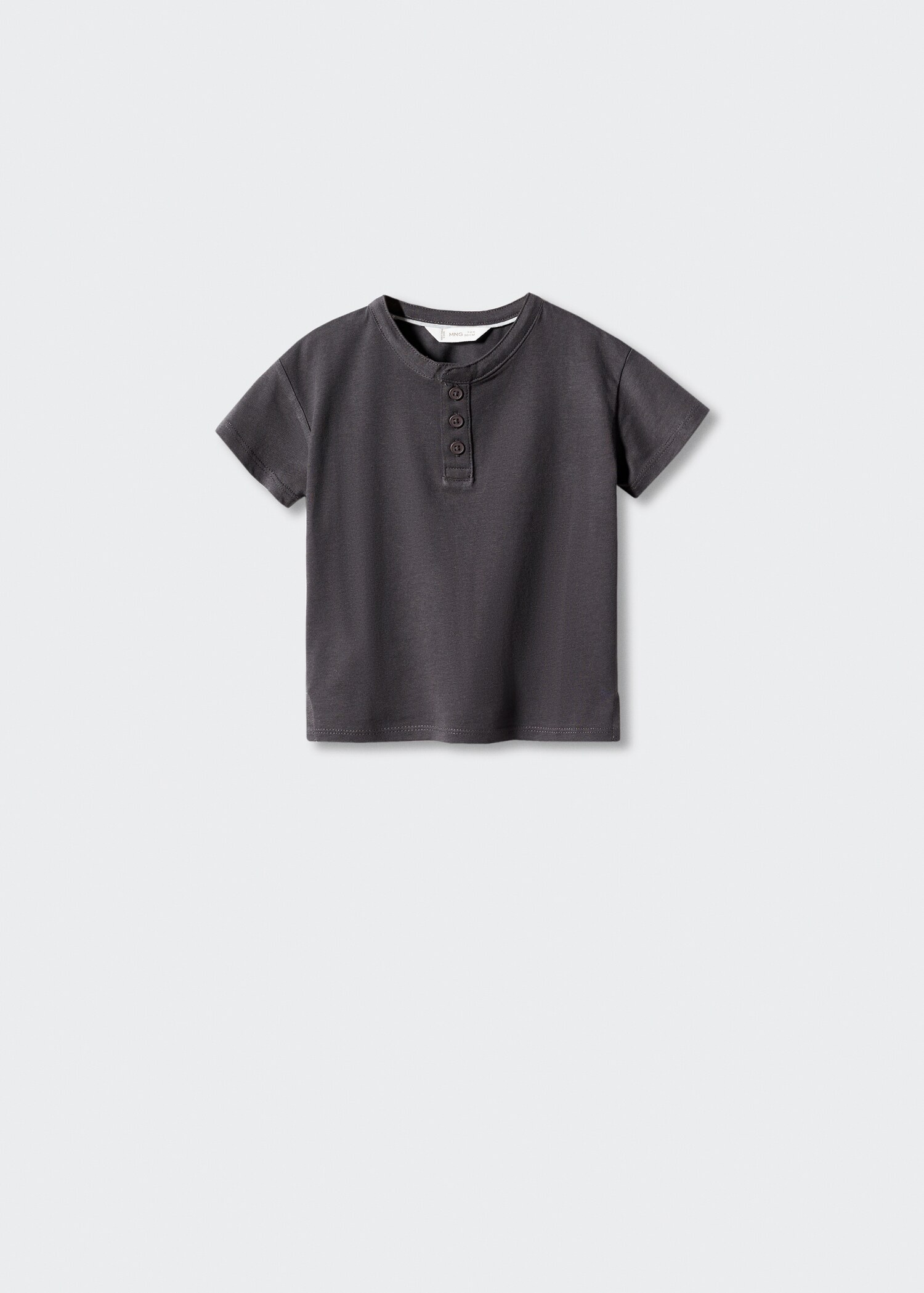 Rounded neck cotton t-shirt - Article without model