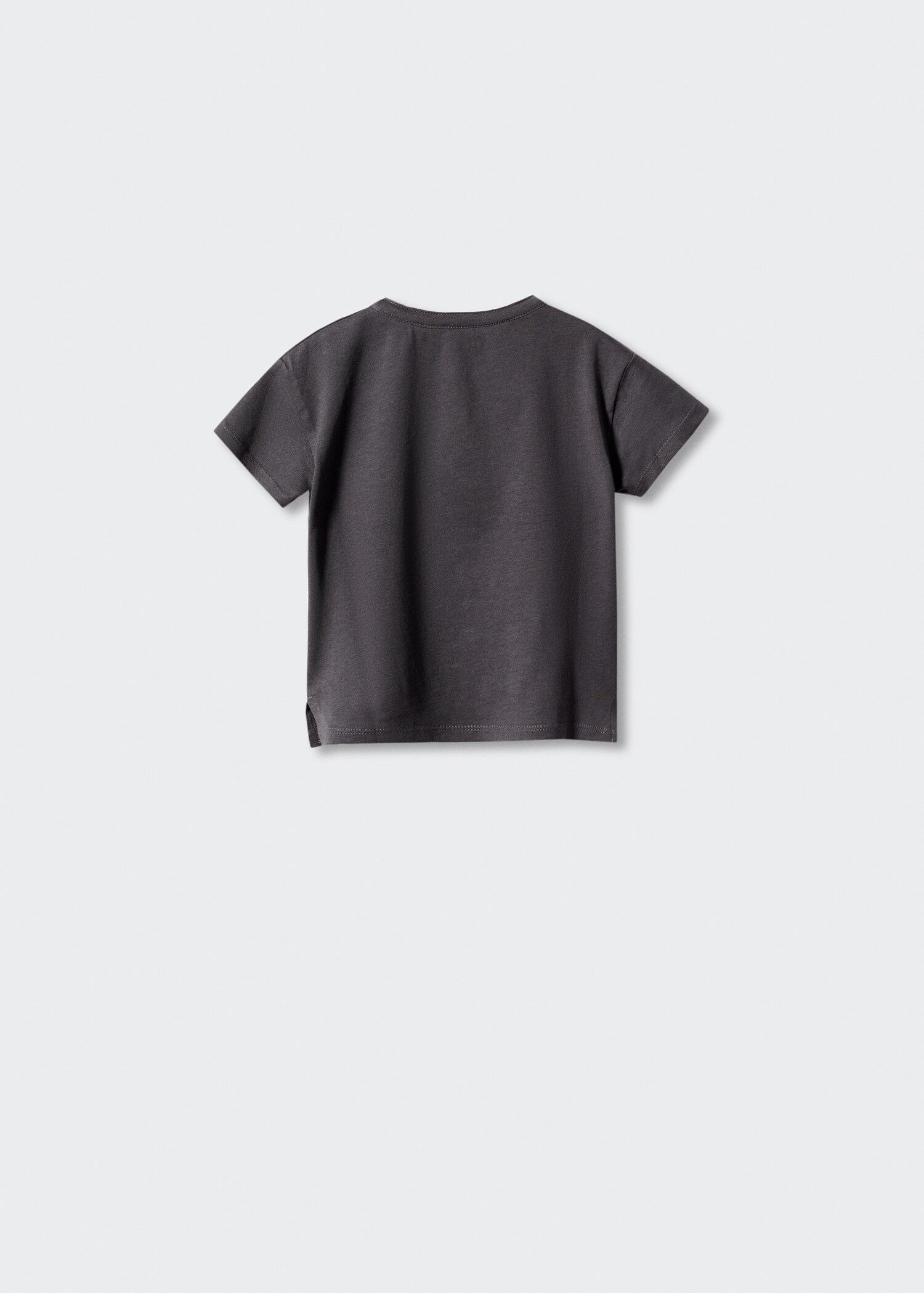 Rounded neck cotton t-shirt - Reverse of the article