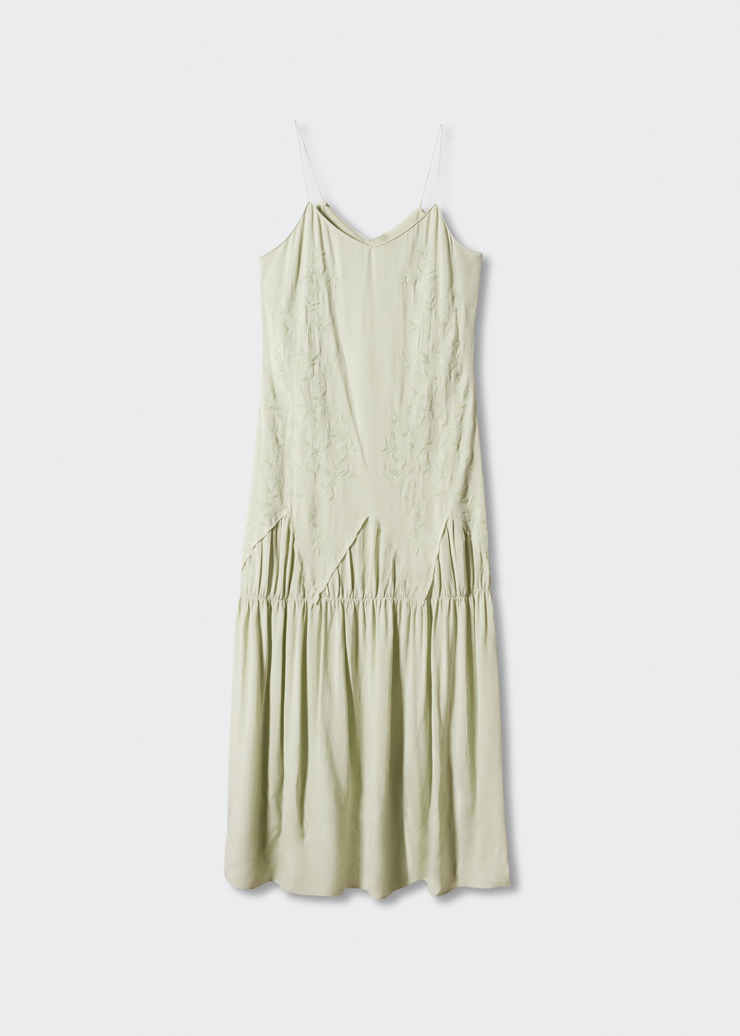 Embroidered long dress - Article without model