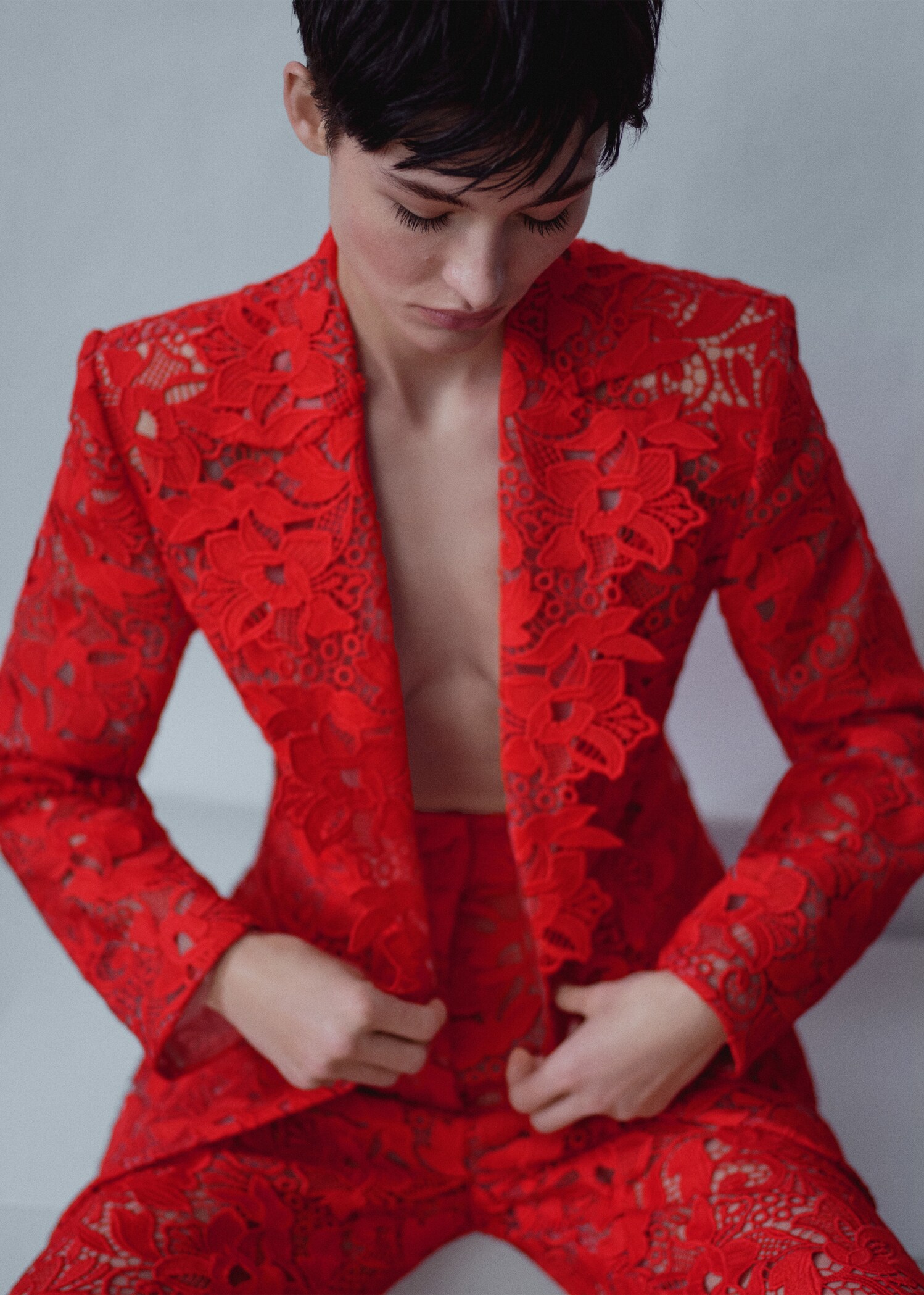 Guipure suit jacket - Details of the article 2
