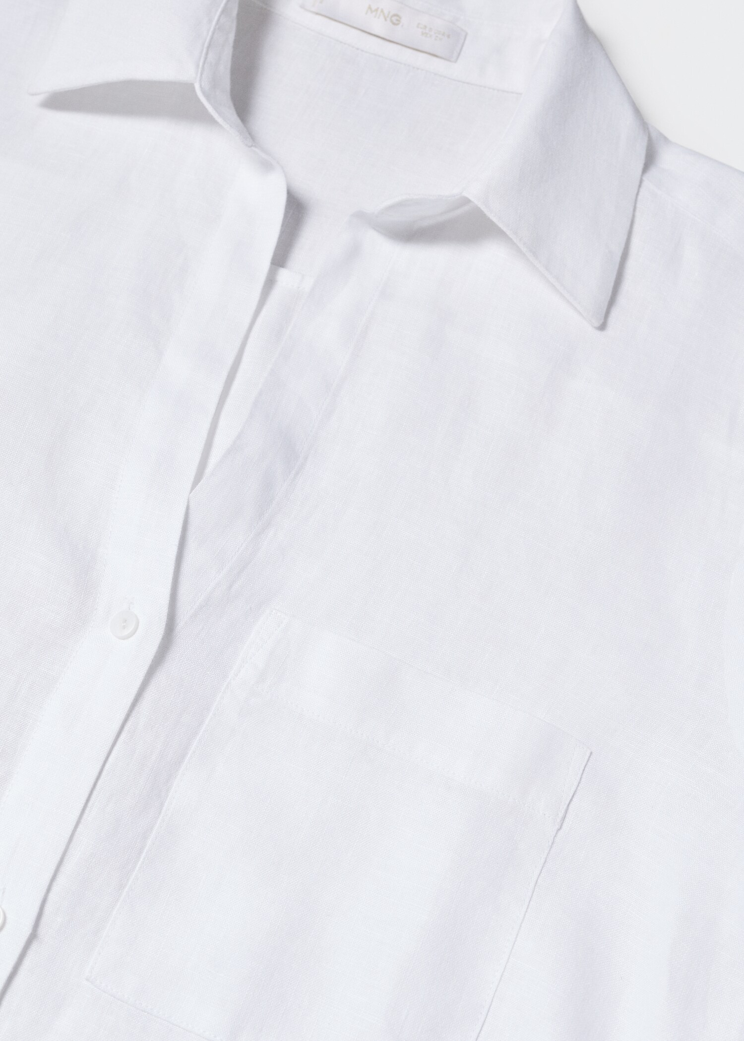 Pocket linen shirt - Details of the article 8