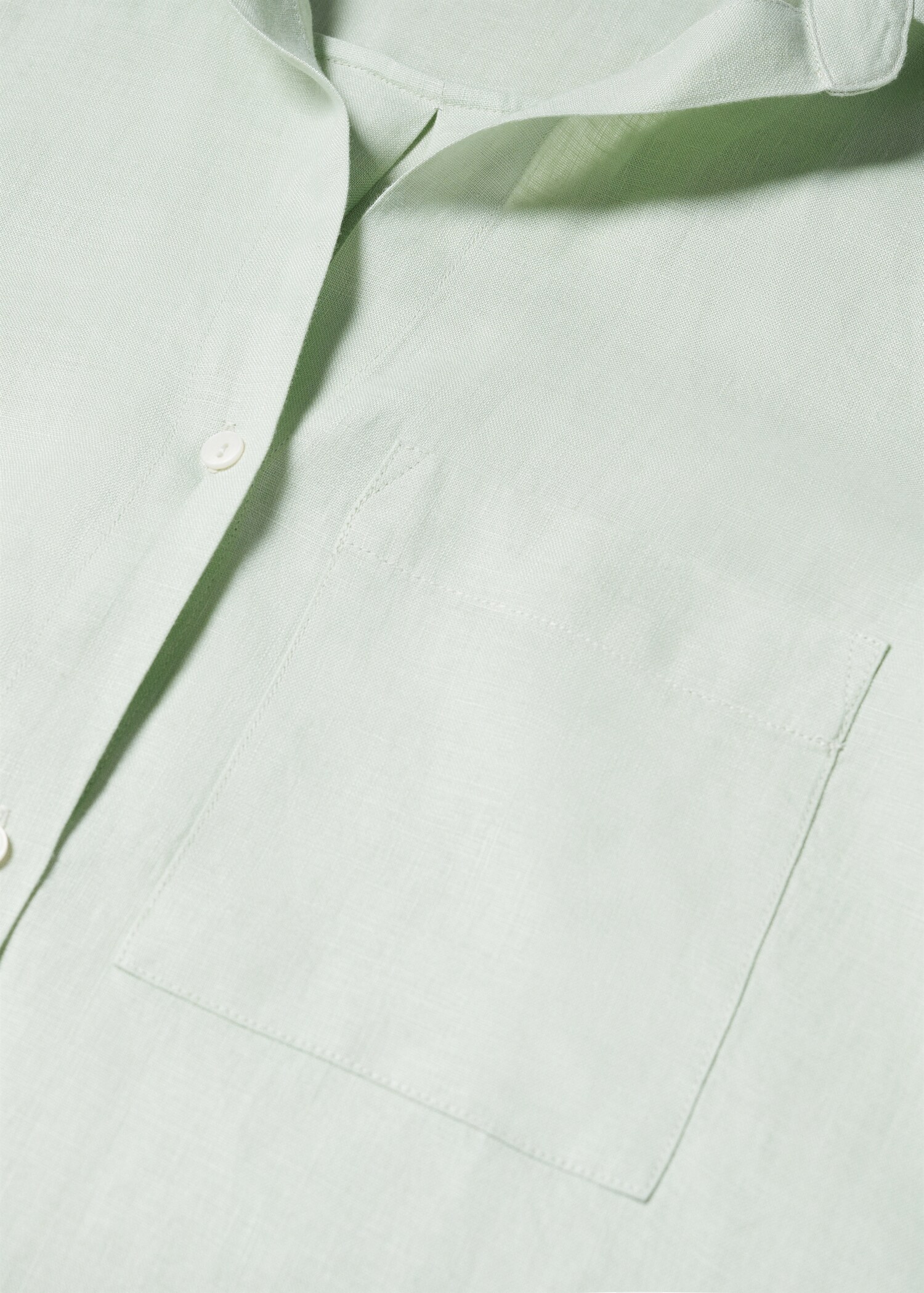 Pocket linen shirt - Details of the article 8