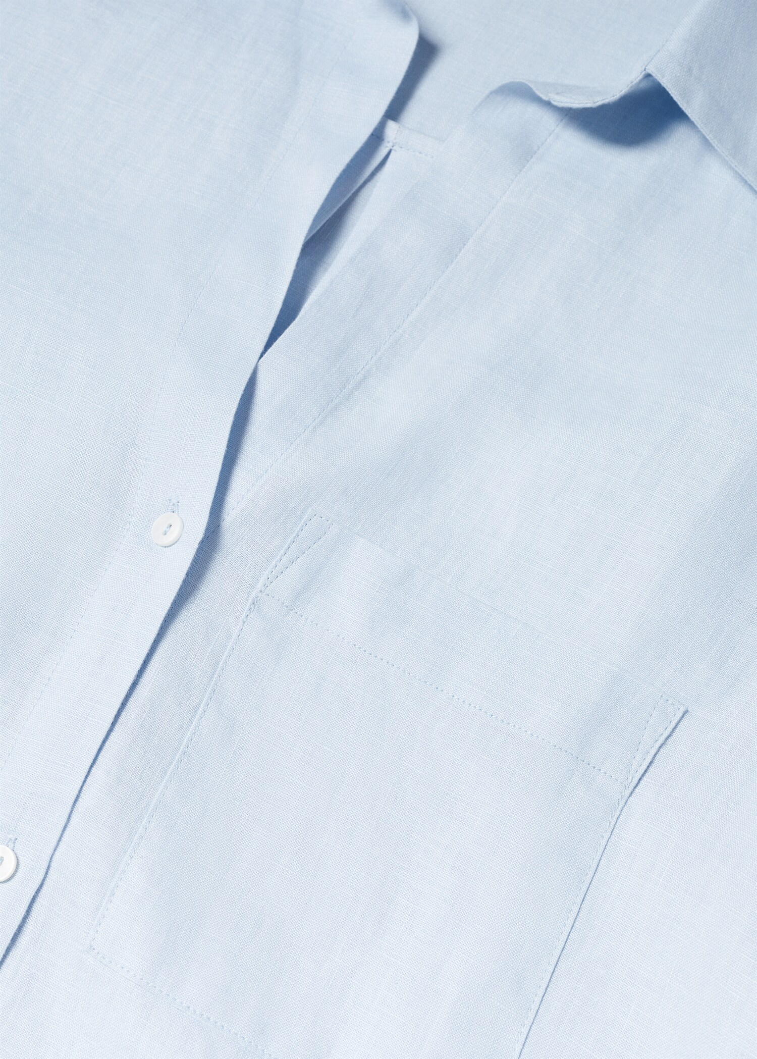 Pocket linen shirt - Details of the article 8