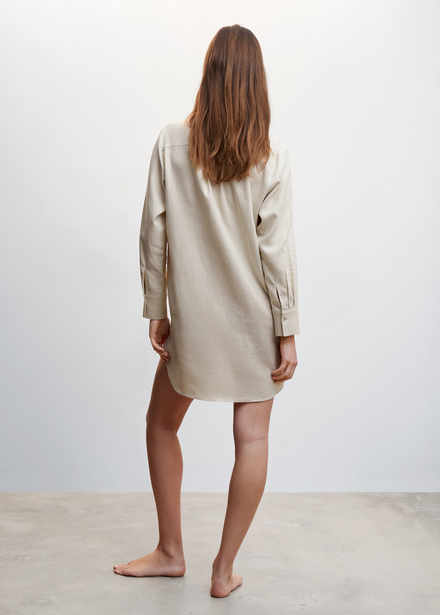 Linen camisole - Reverse of the article
