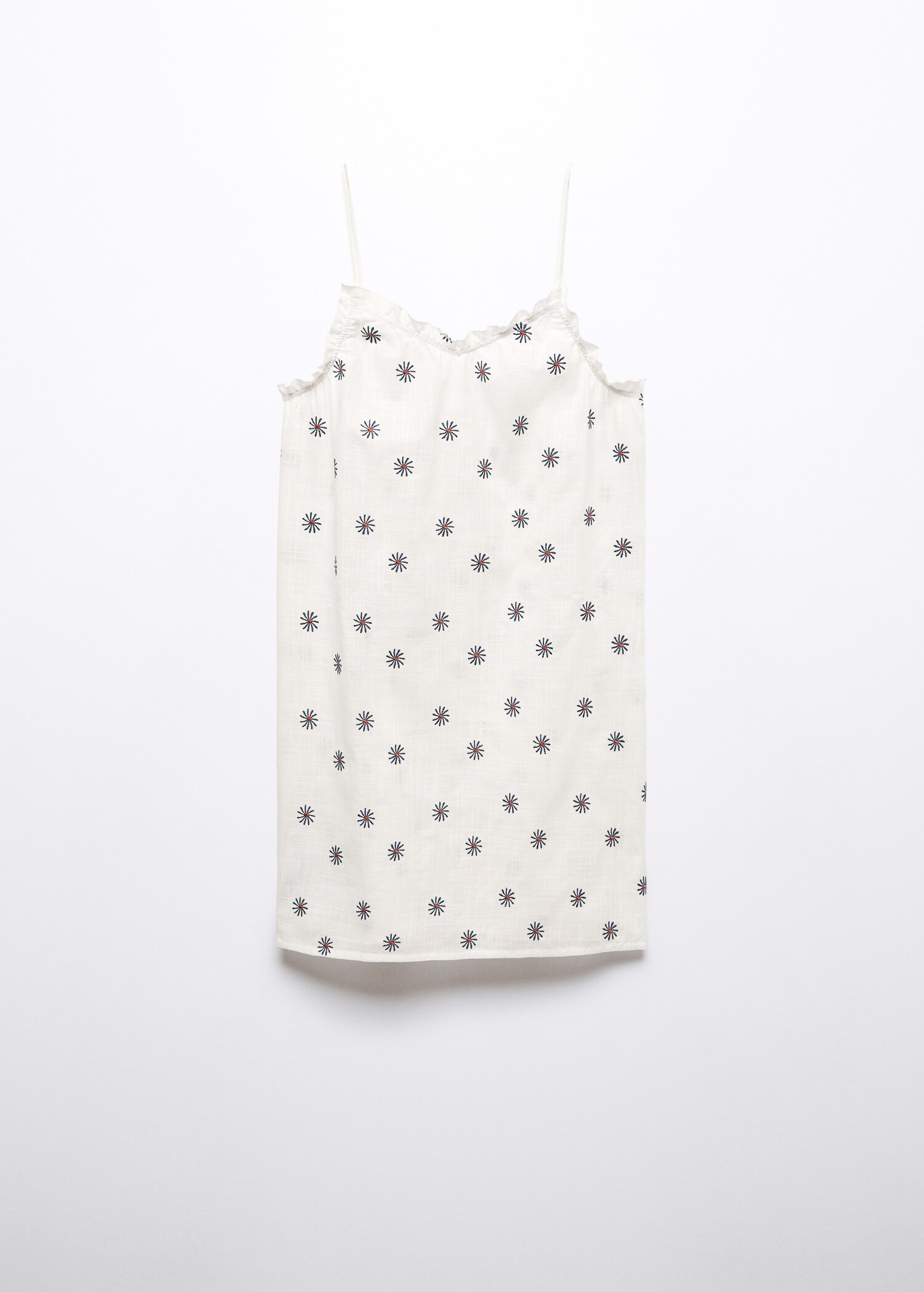 Floral embroidered nightgown - Article without model