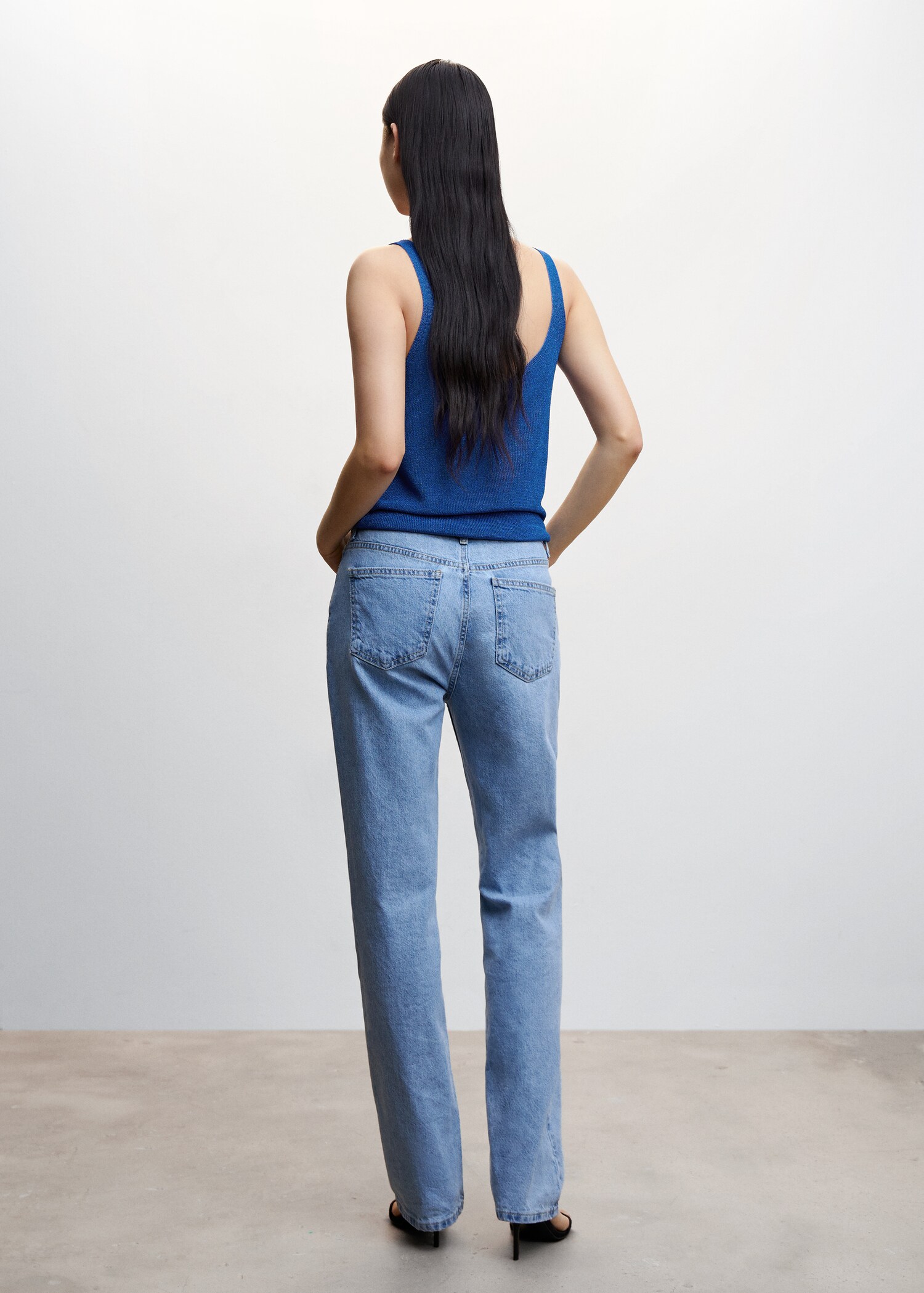 Knit strap top - Reverse of the article
