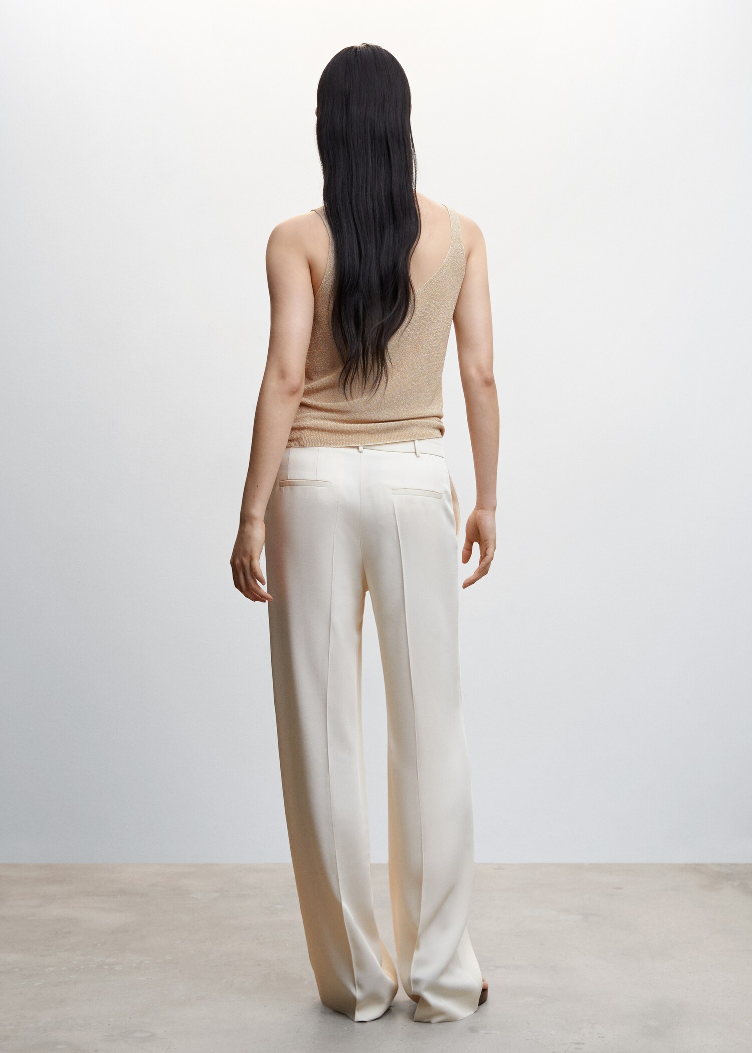 Knit strap top - Reverse of the article