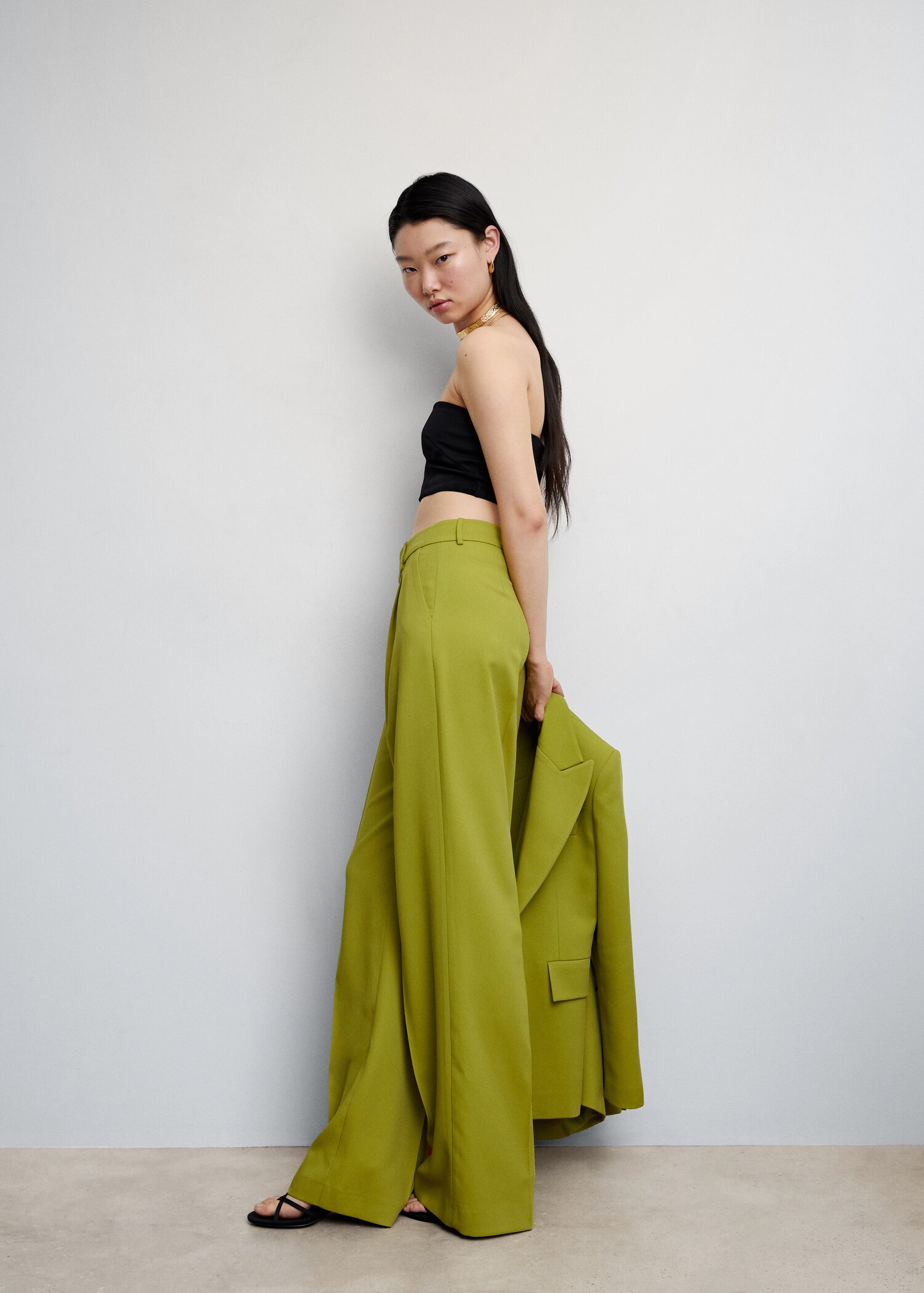  Wide leg suit pants - Details of the article 2
