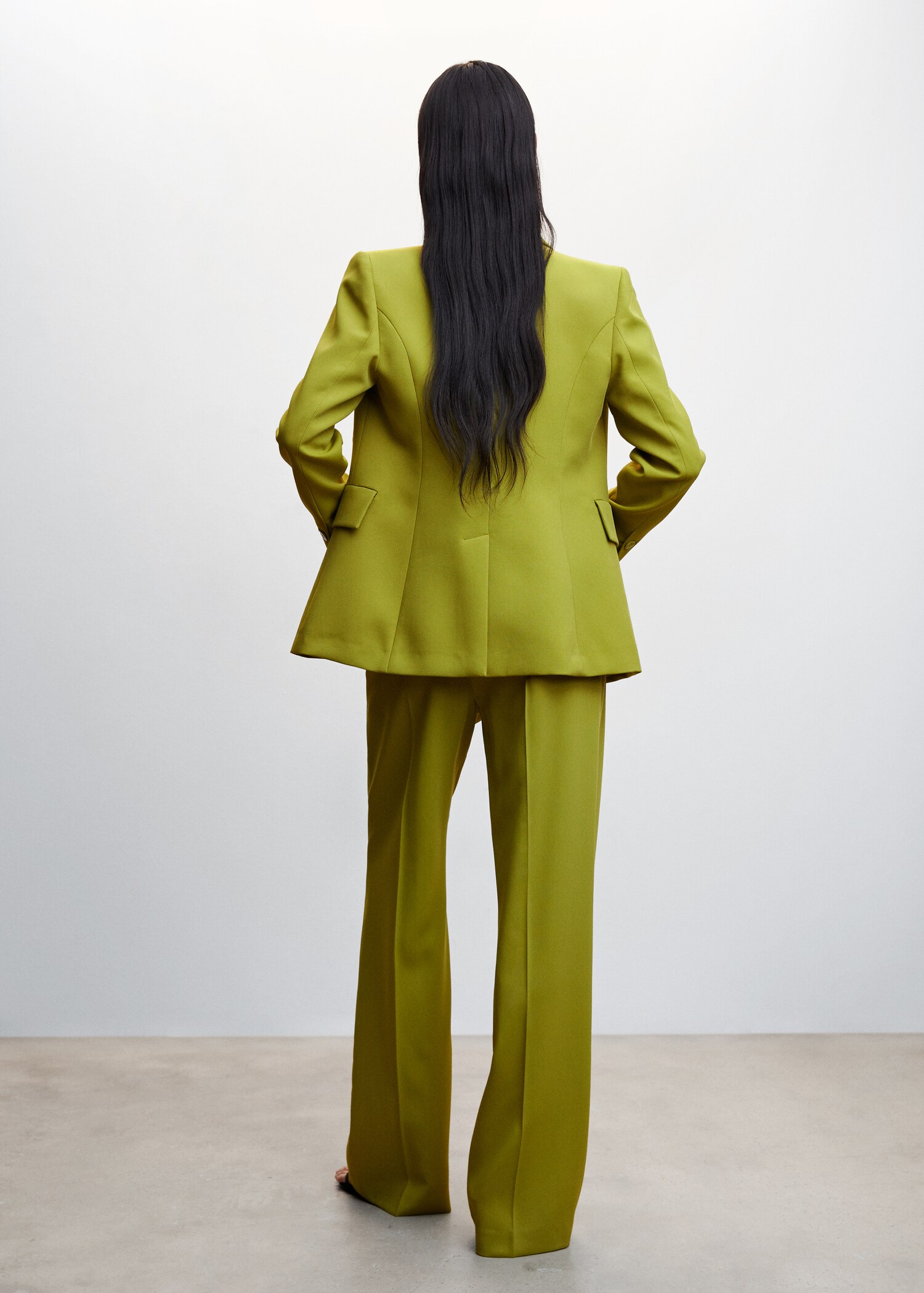  Wide leg suit pants - Reverse of the article