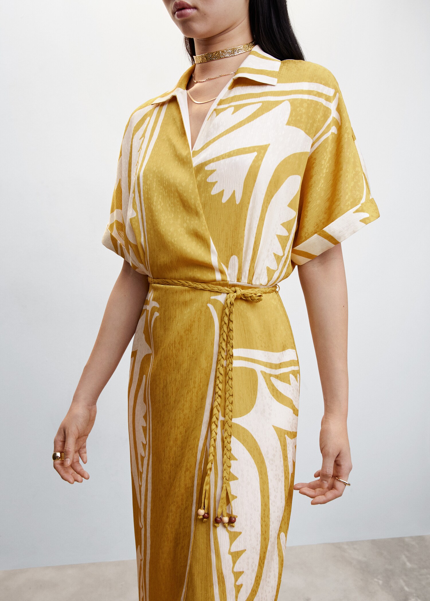 Vestido camisero estampado - Detalle del artículo 6
