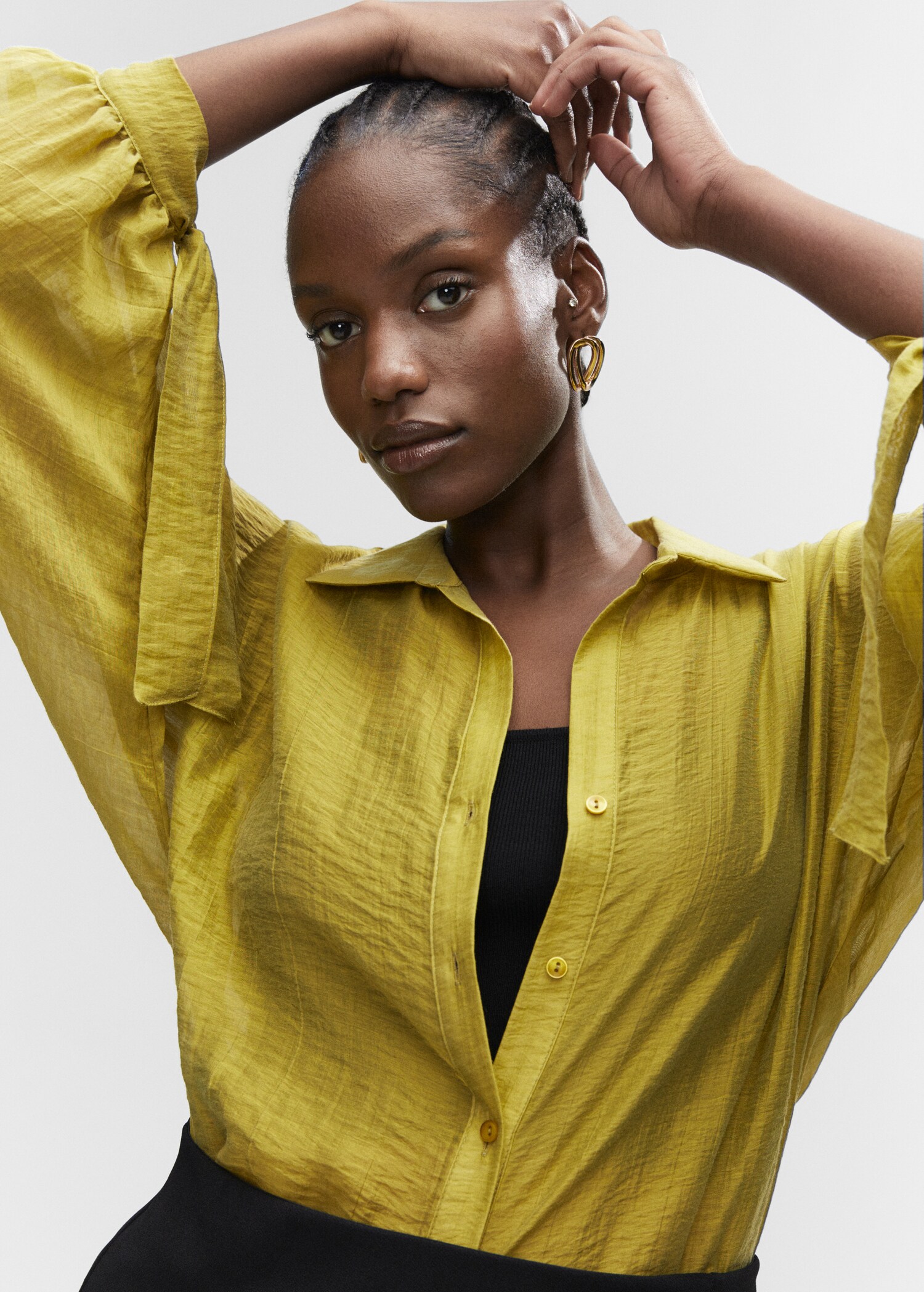 Bow sleeve shirt - Details of the article 4