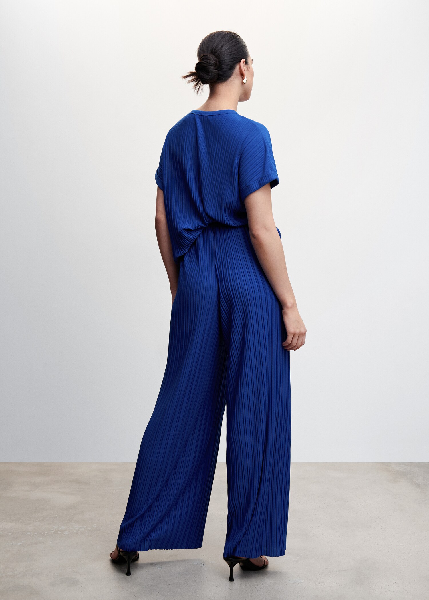 Pantalon wideleg plissé - Verso de l’article