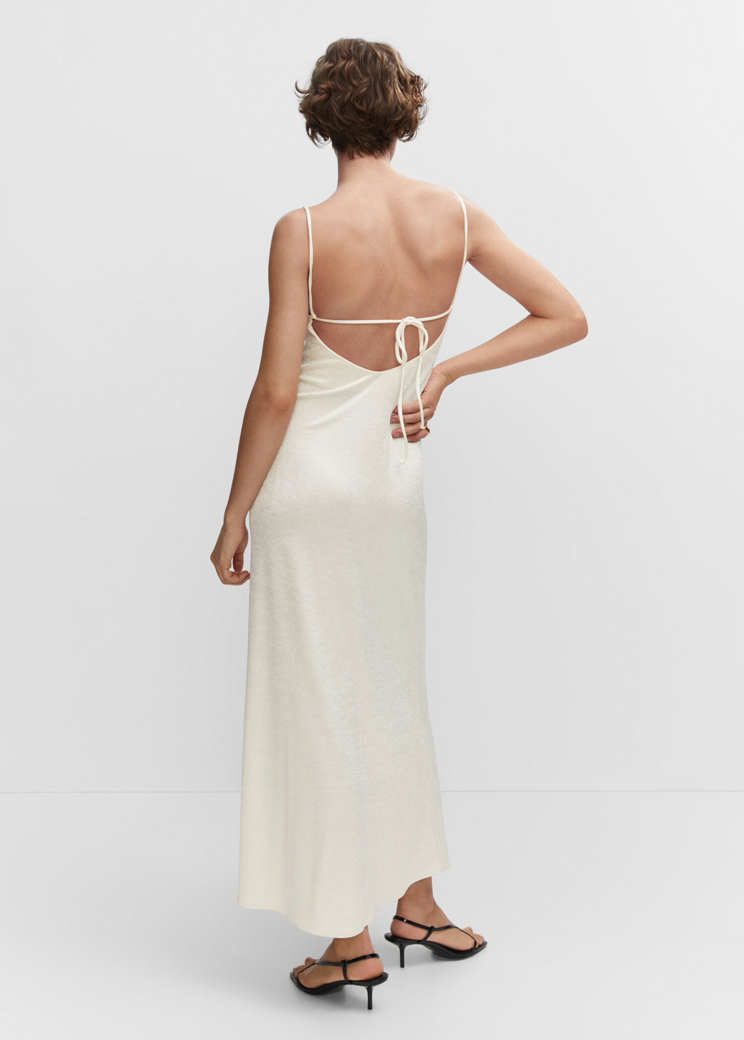 Robe longue ouverture dos - Verso de l’article