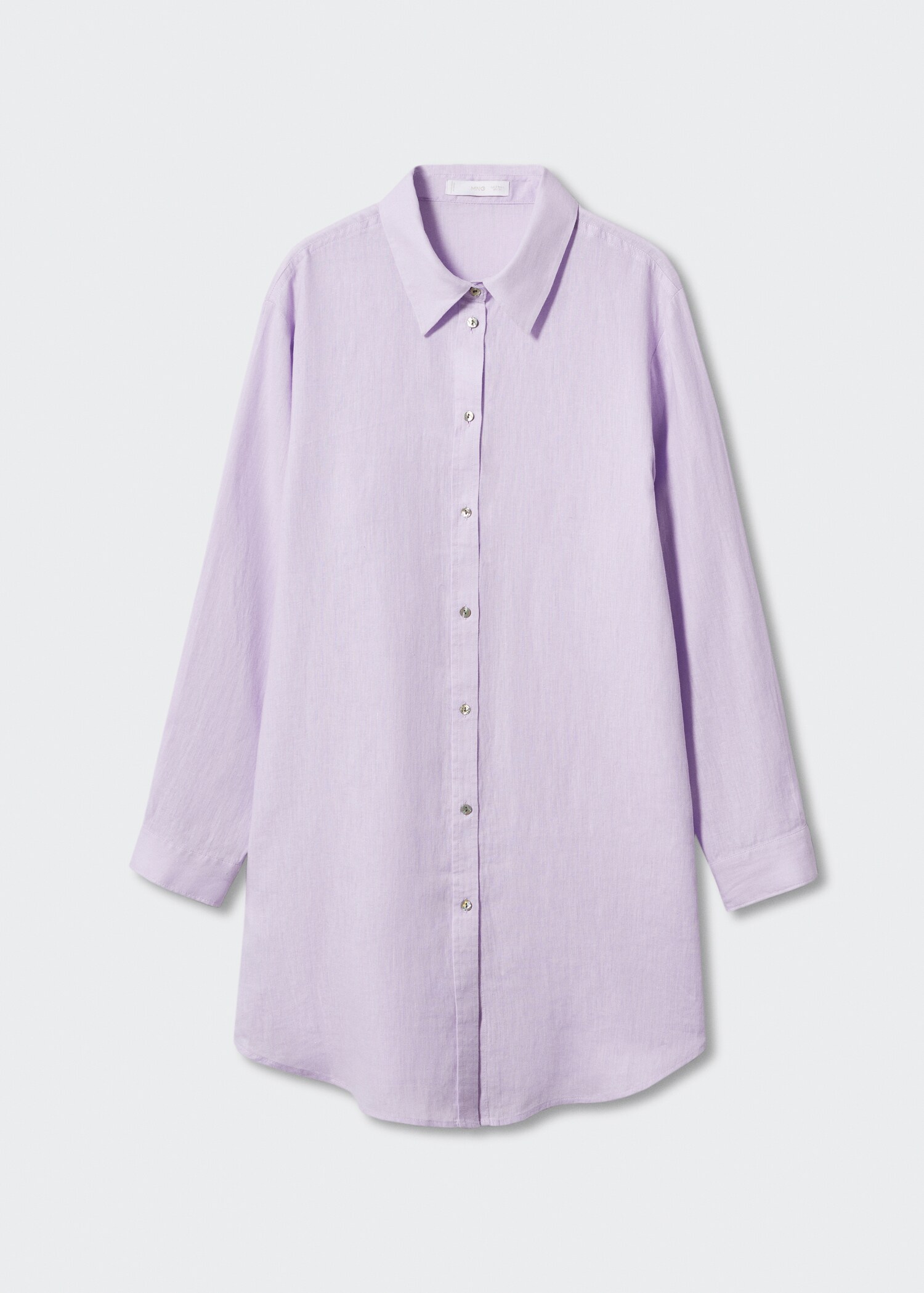 Linen oversized shirt - Article without model