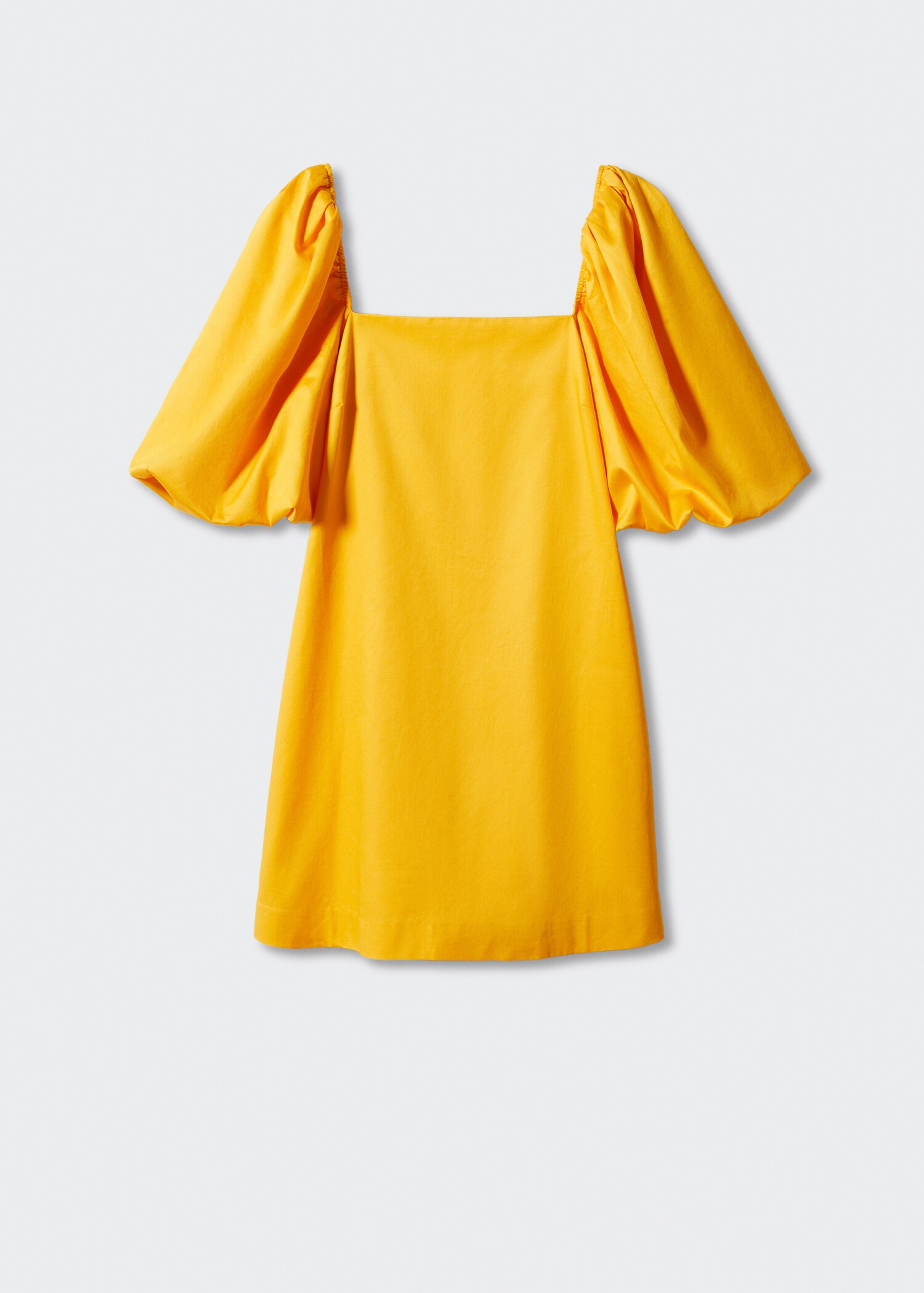 Robe courte manches bouffantes - Article sans modèle