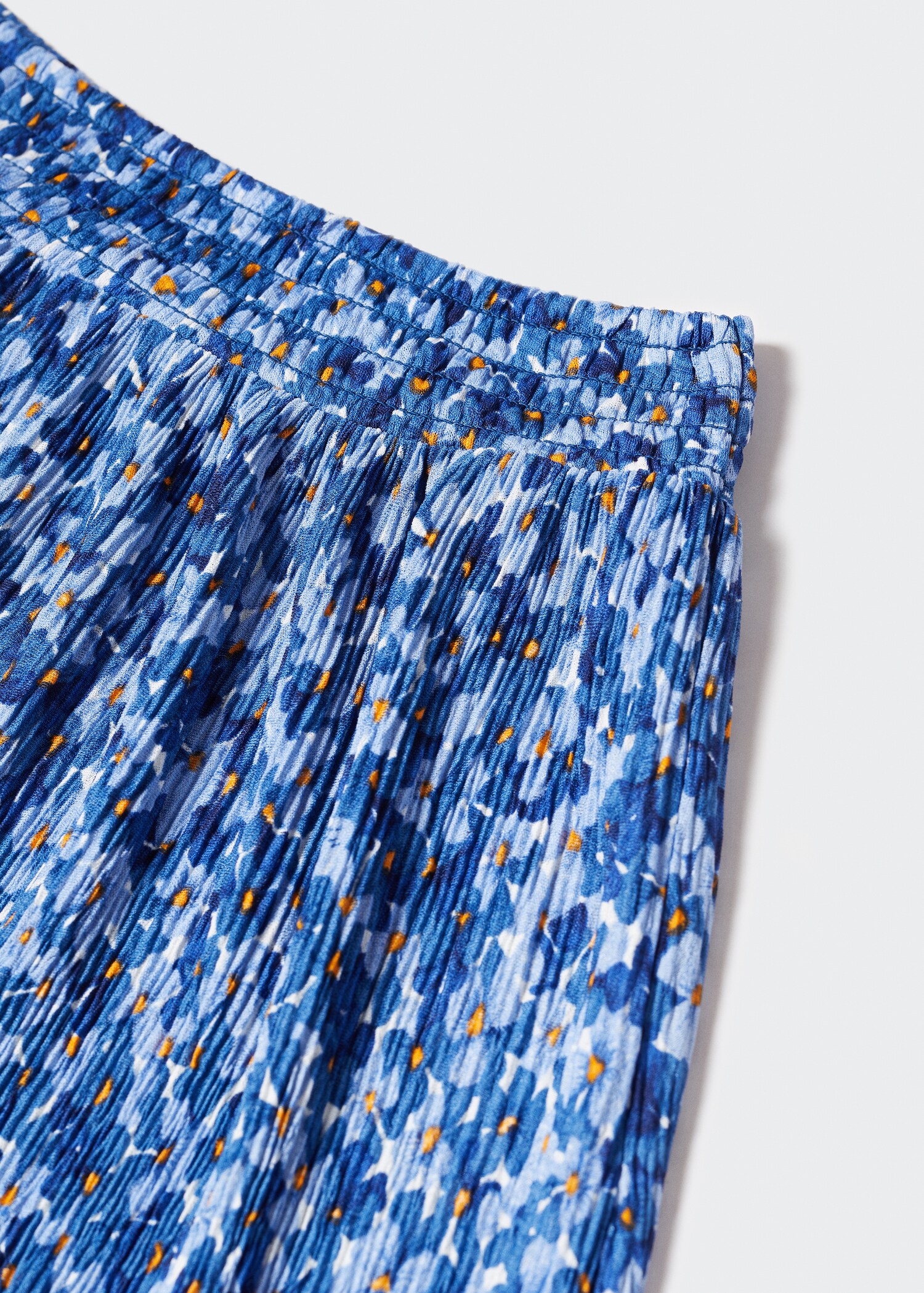 Textured printed skirt - Details of the article 8