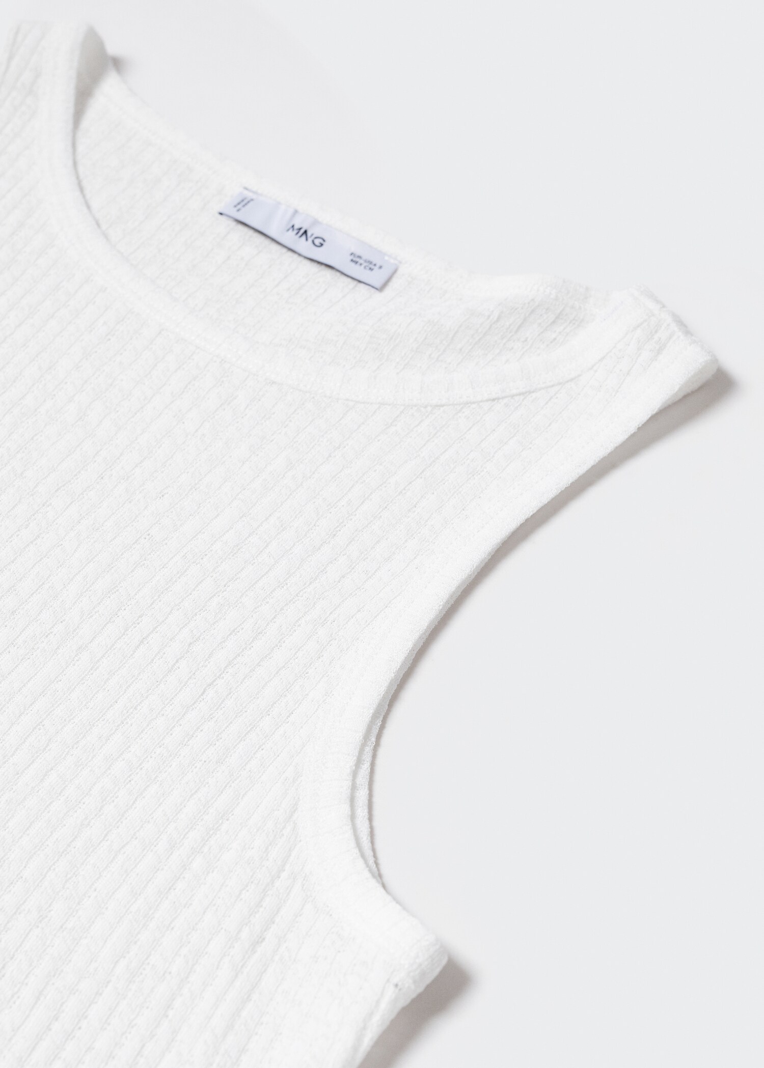 Ribbed strap top - Details of the article 8