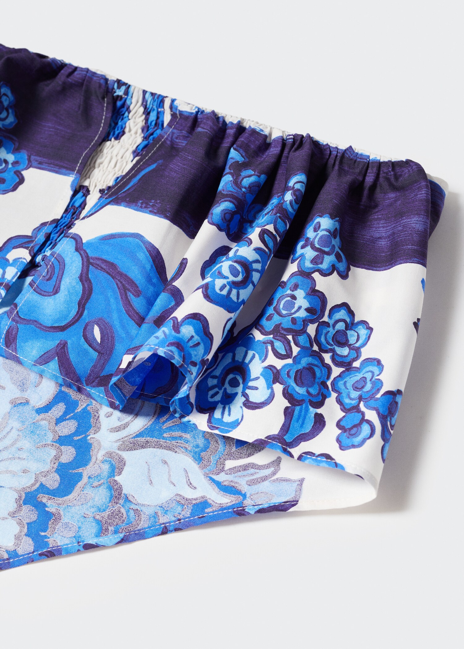 Floral scarf-style top - Details of the article 8