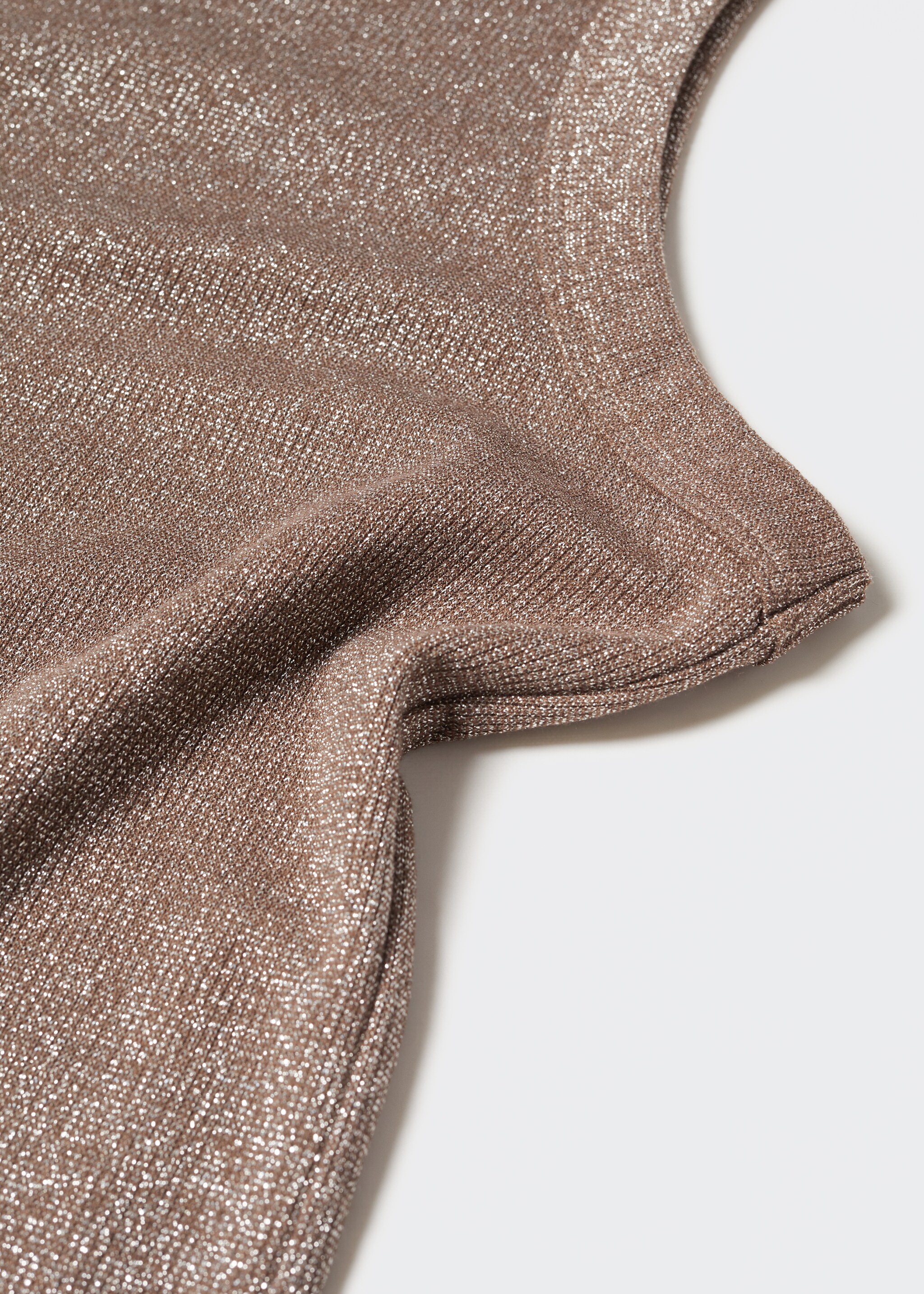 Metallic ribbed top - Details of the article 8